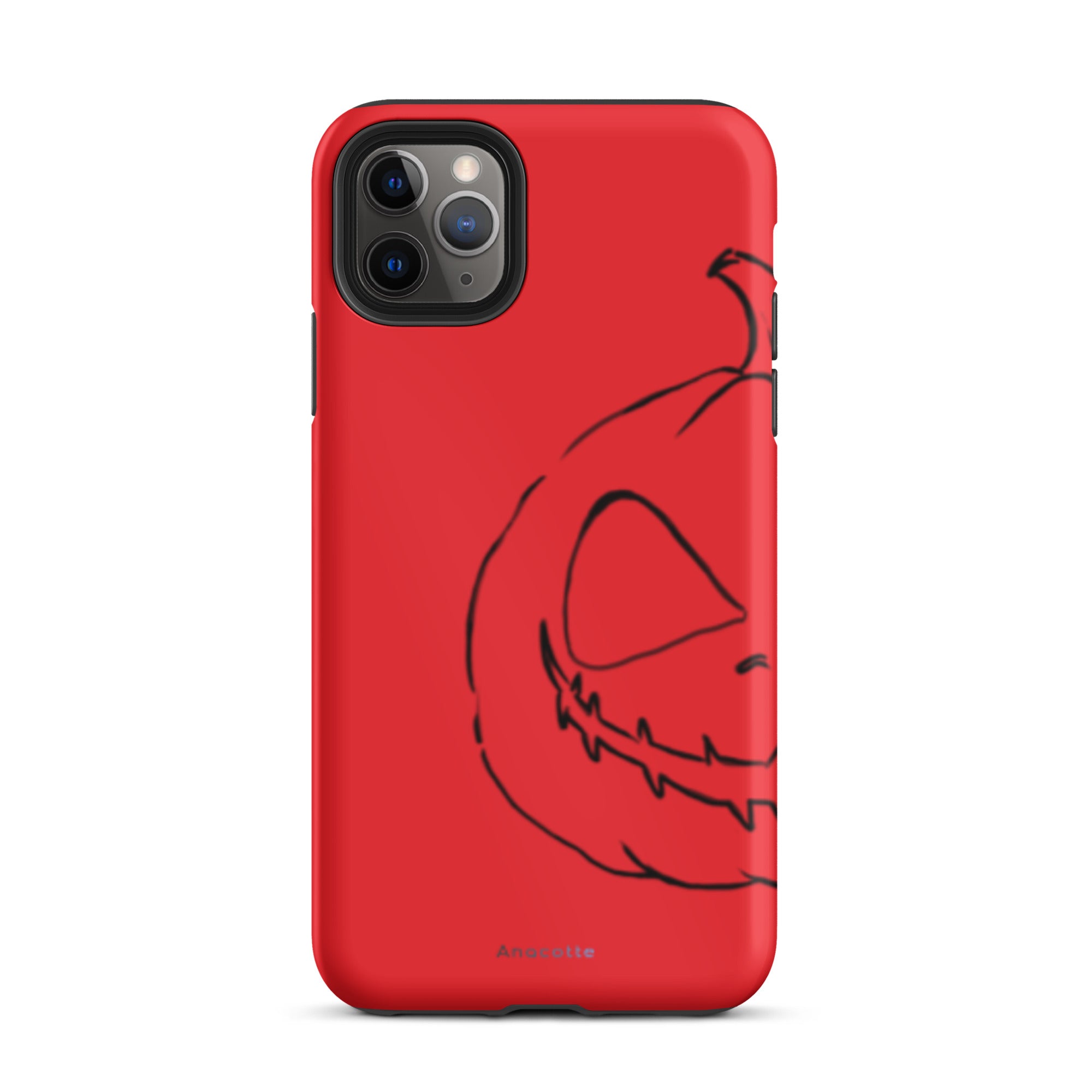 Anacotte Halloween Spooky Charm Pumpkin for iPhone 14, 13, 12, 11 Case