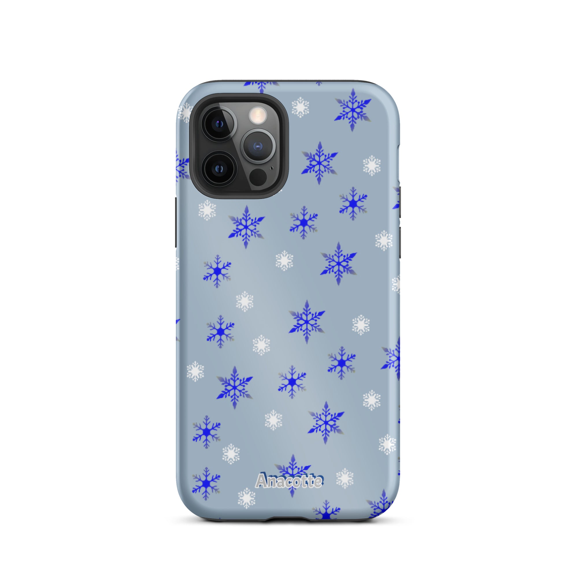 iPhone 14, 13, 12, 11 Christmas Theme iPhone Cases Blue Anacotte