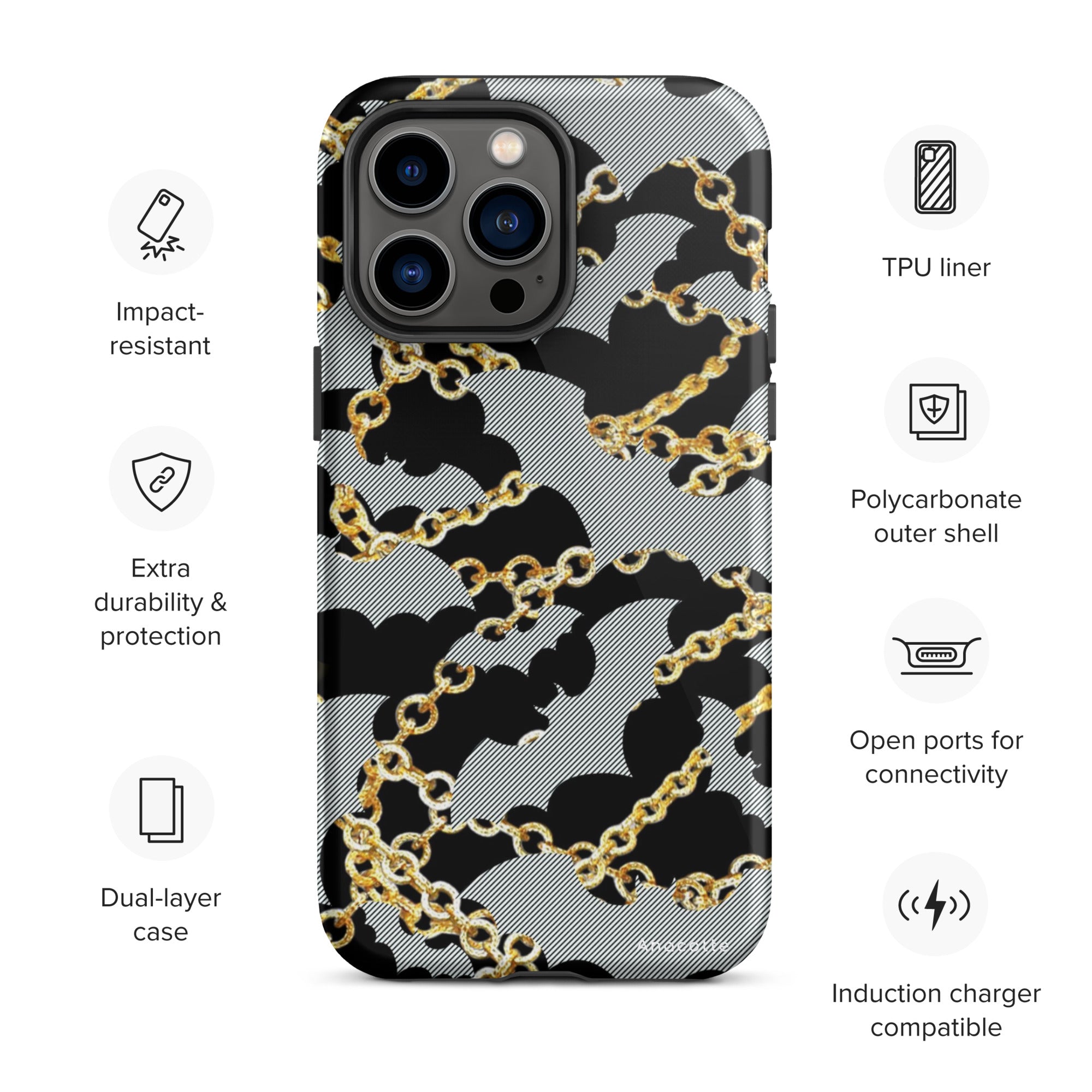 Anacotte Halloween for iPhone 14, 13, 12, 11 Case