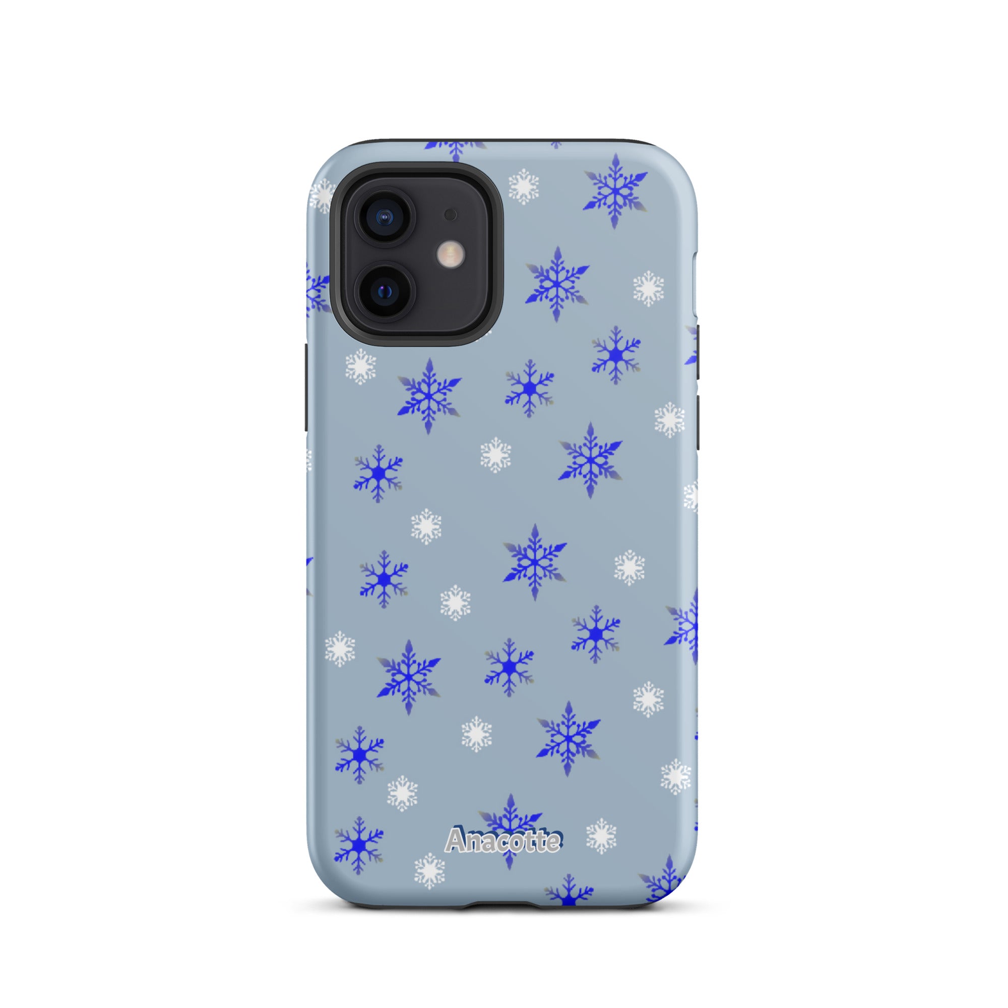 iPhone 14, 13, 12, 11 Christmas Theme iPhone Cases Blue Anacotte