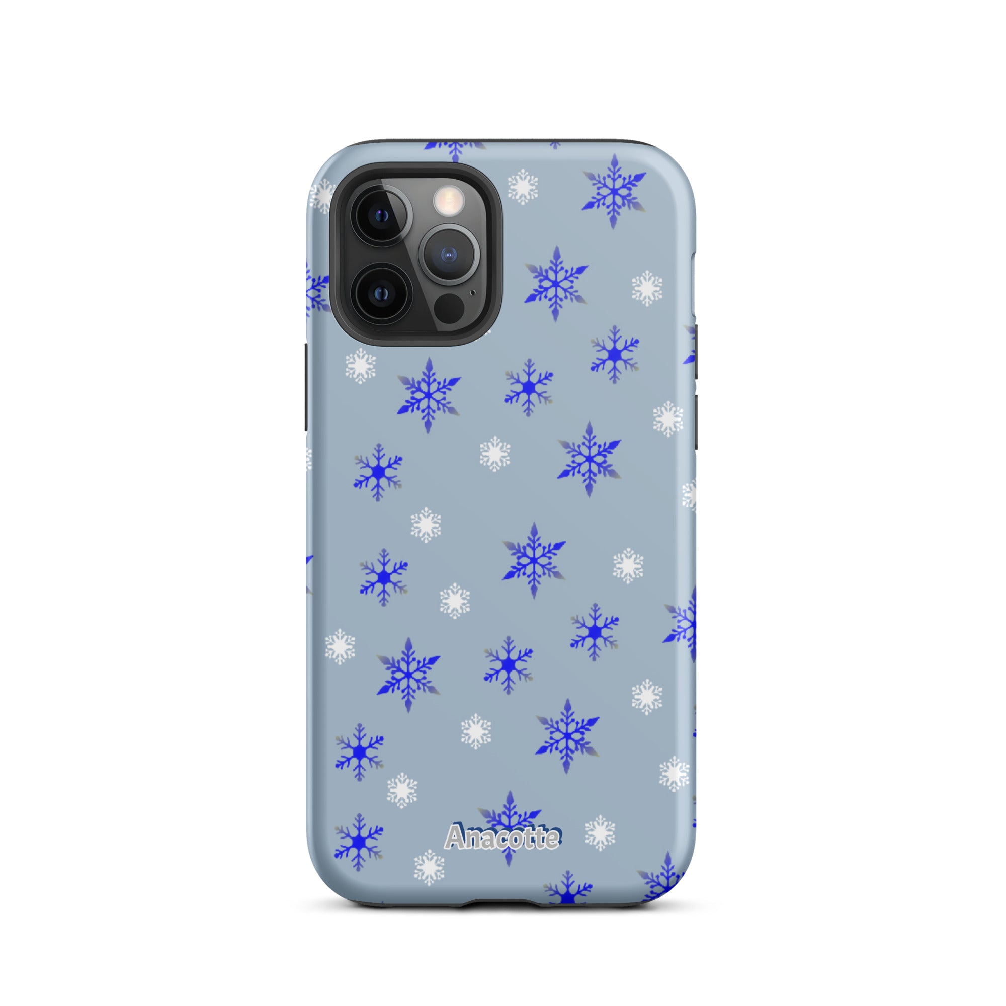 iPhone 14, 13, 12, 11 Christmas Theme iPhone Cases Blue Anacotte