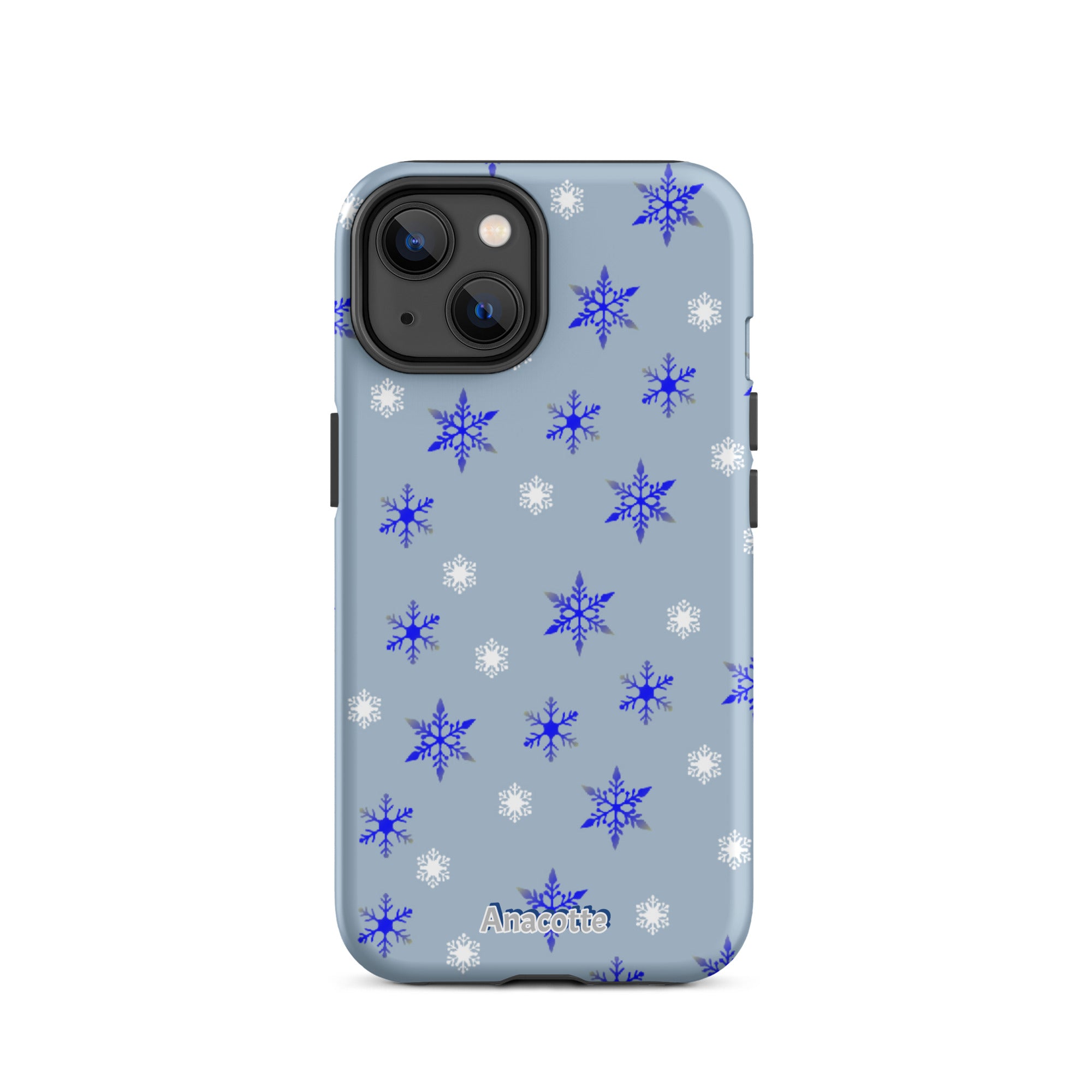 iPhone 14, 13, 12, 11 Christmas Theme iPhone Cases Blue Anacotte