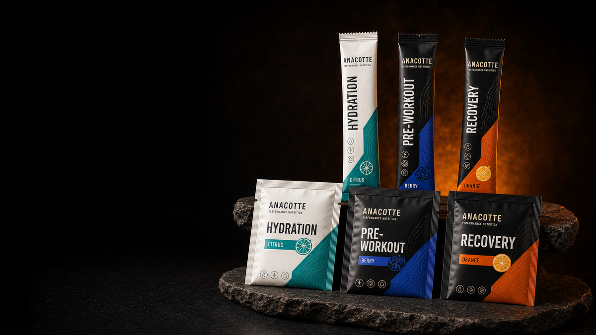 ANACOTTE finished single-serve supplement sachet collection