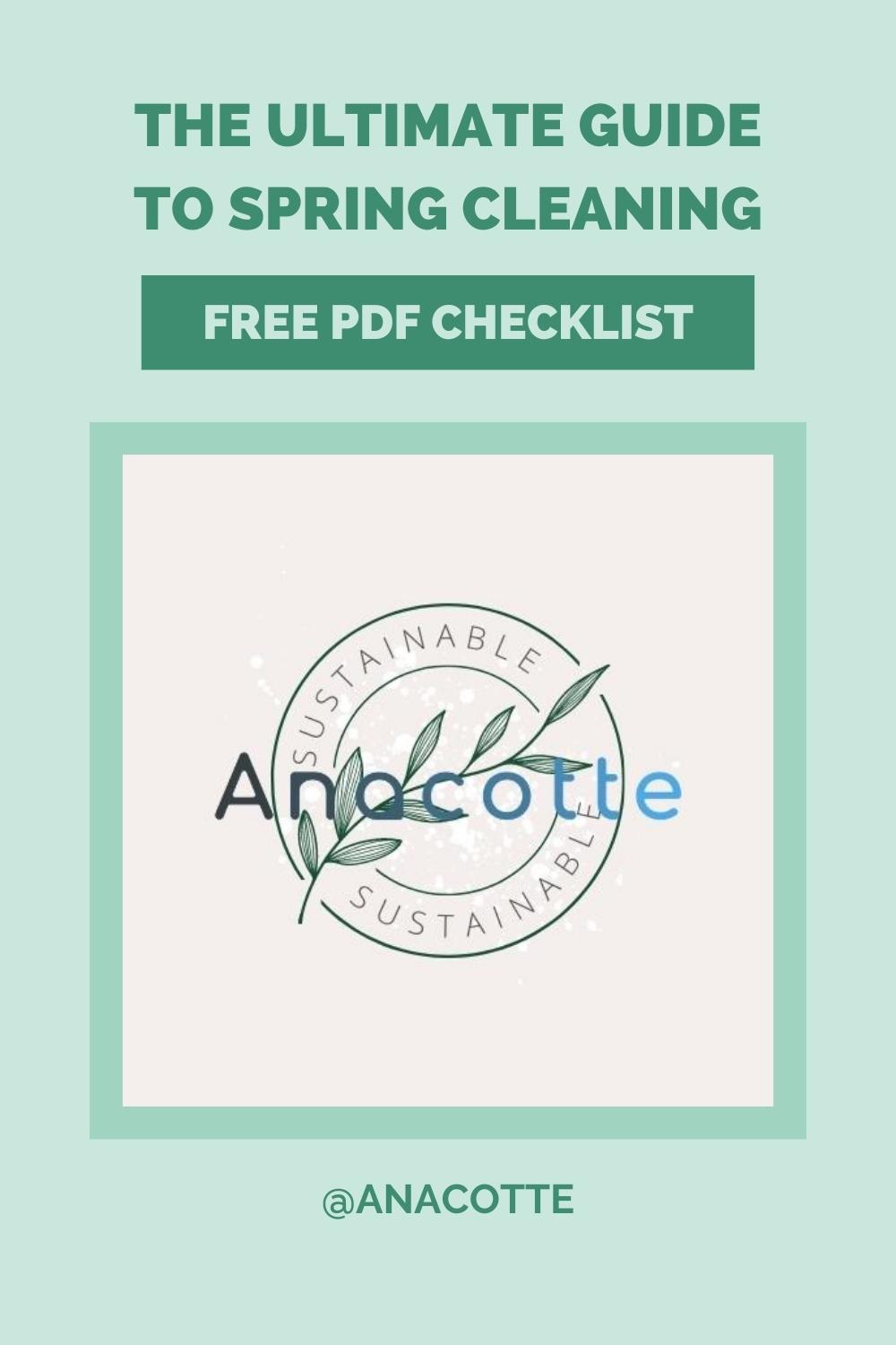 Anacotte Green Cleaning Guide