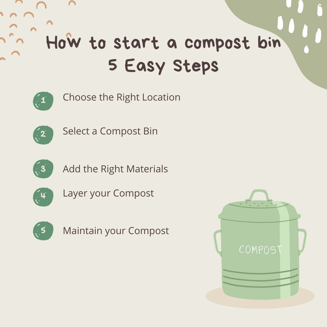 How to Start a Compost Bin 5 Easy Steps