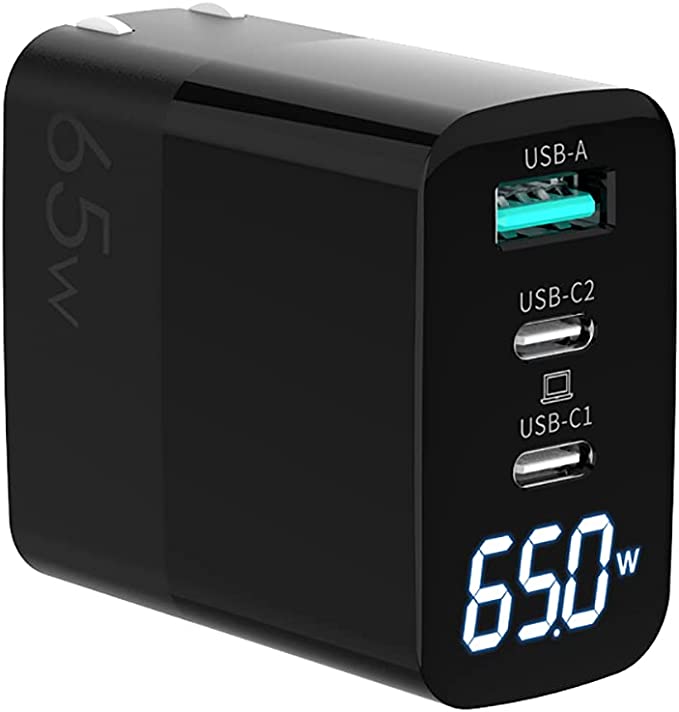 65W charging adapter 3 ports USB-C