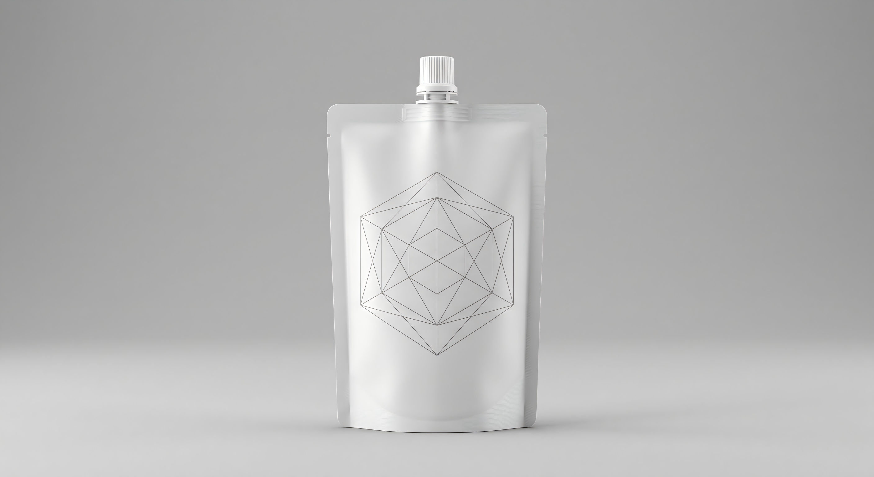 Top Center Spout Liquid Pouch | Symmetrical Dispensing Bag