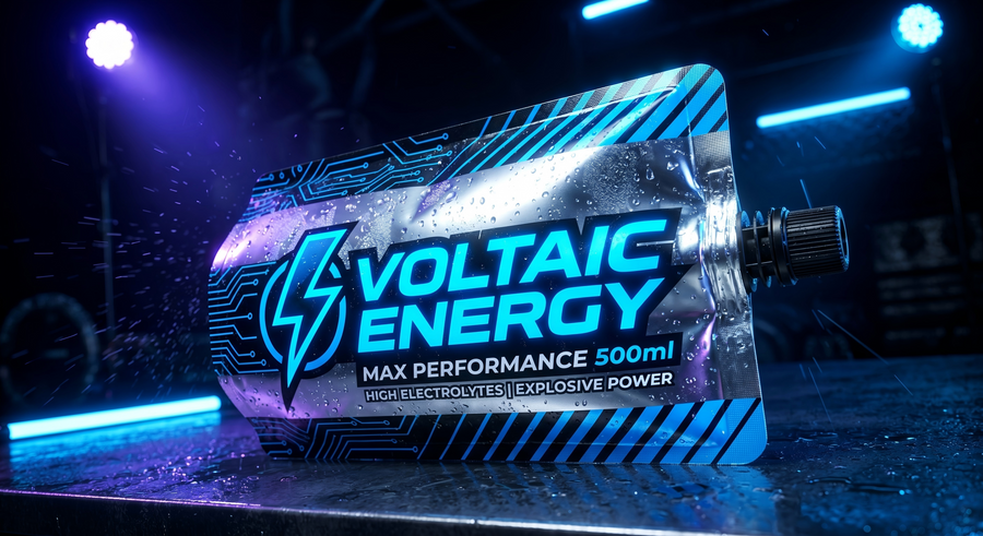Spouted Pouch for Energy Drinks