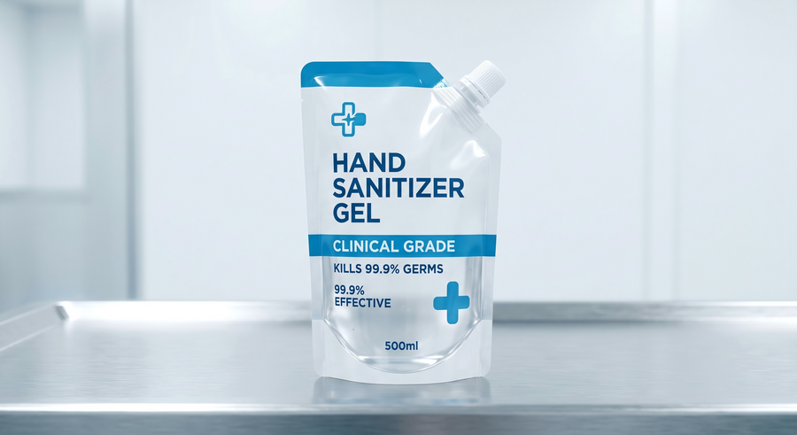 Hand Sanitizer Spout Pouch