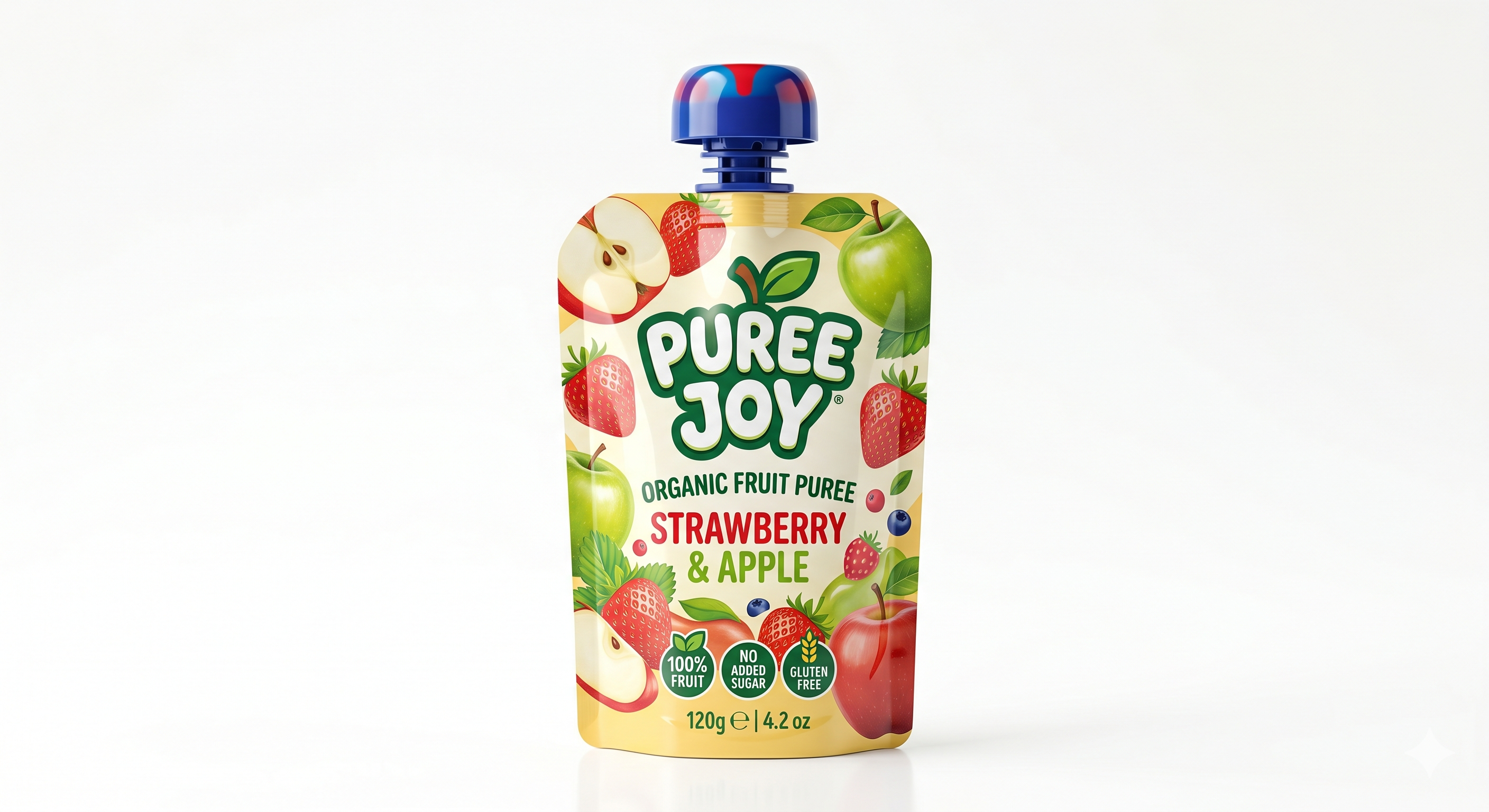 Custom Fruit Puree Squeeze Pouch | BPA-Free Flexible Packaging