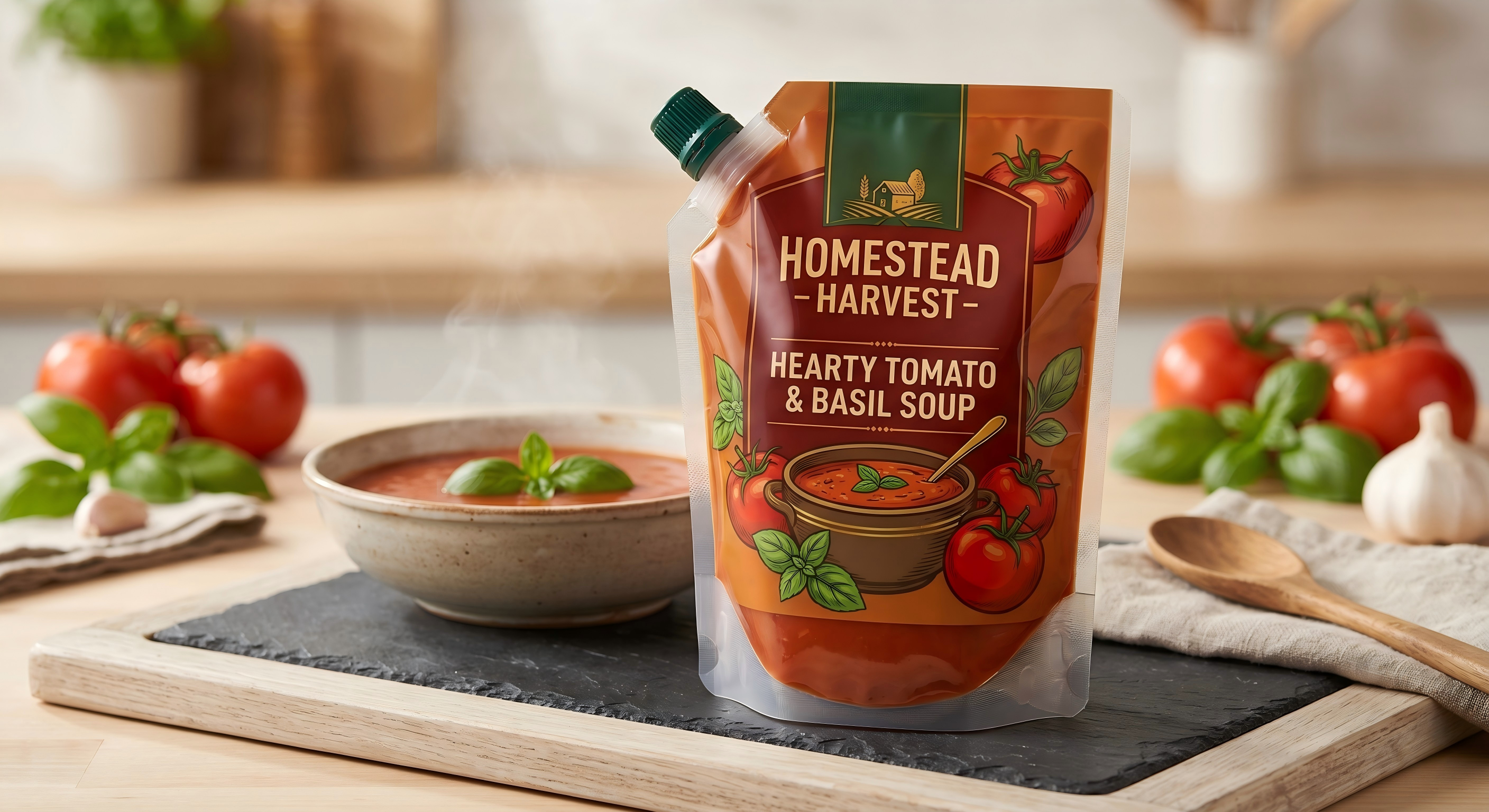 300ml / 10 fl oz Retort & Hot Fill Spout Pouch | Heat-Resistant Liquid Packaging