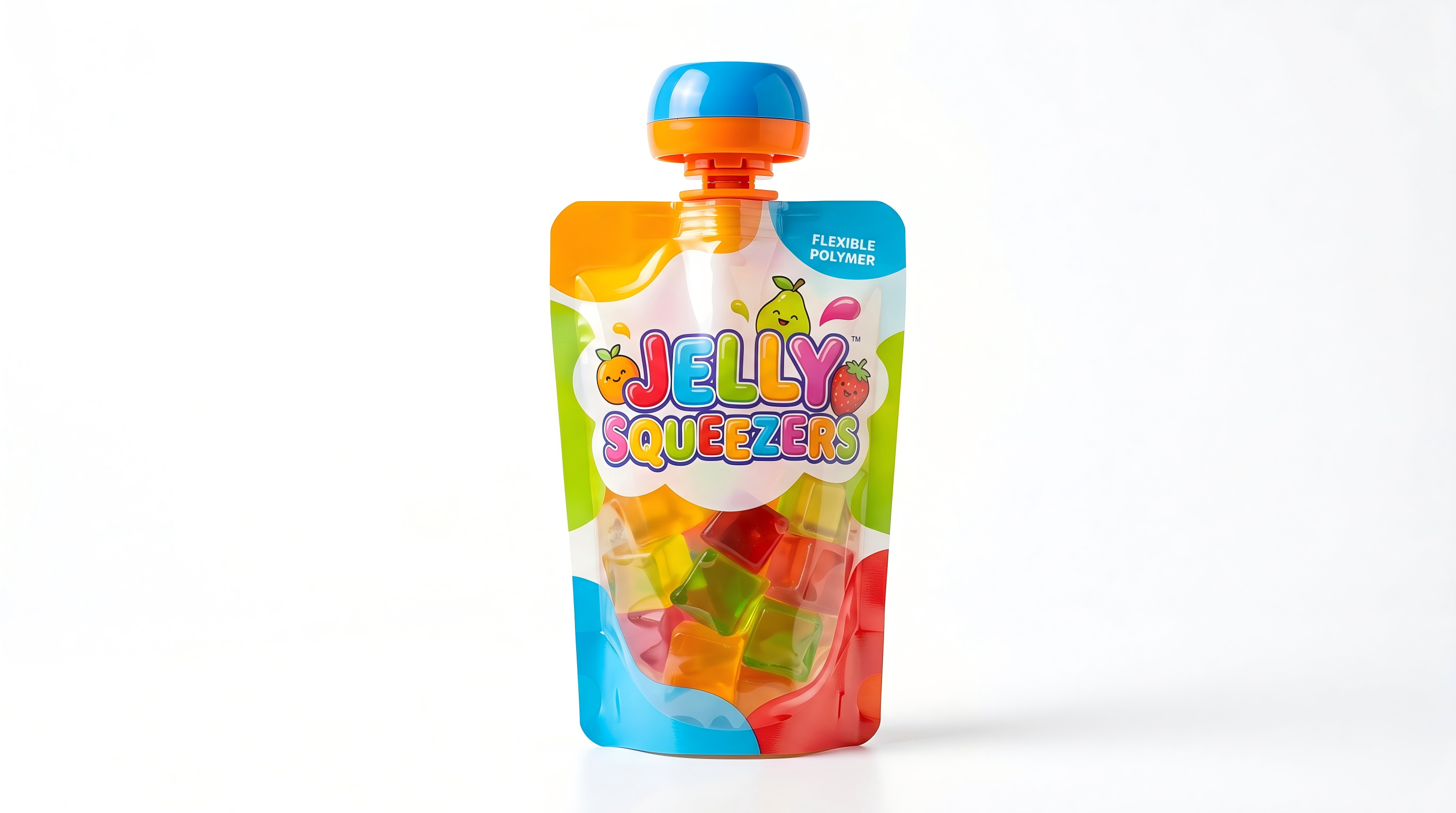 Custom Spout Pouch for Jelly Snacks | Squeezable Liquid Packaging
