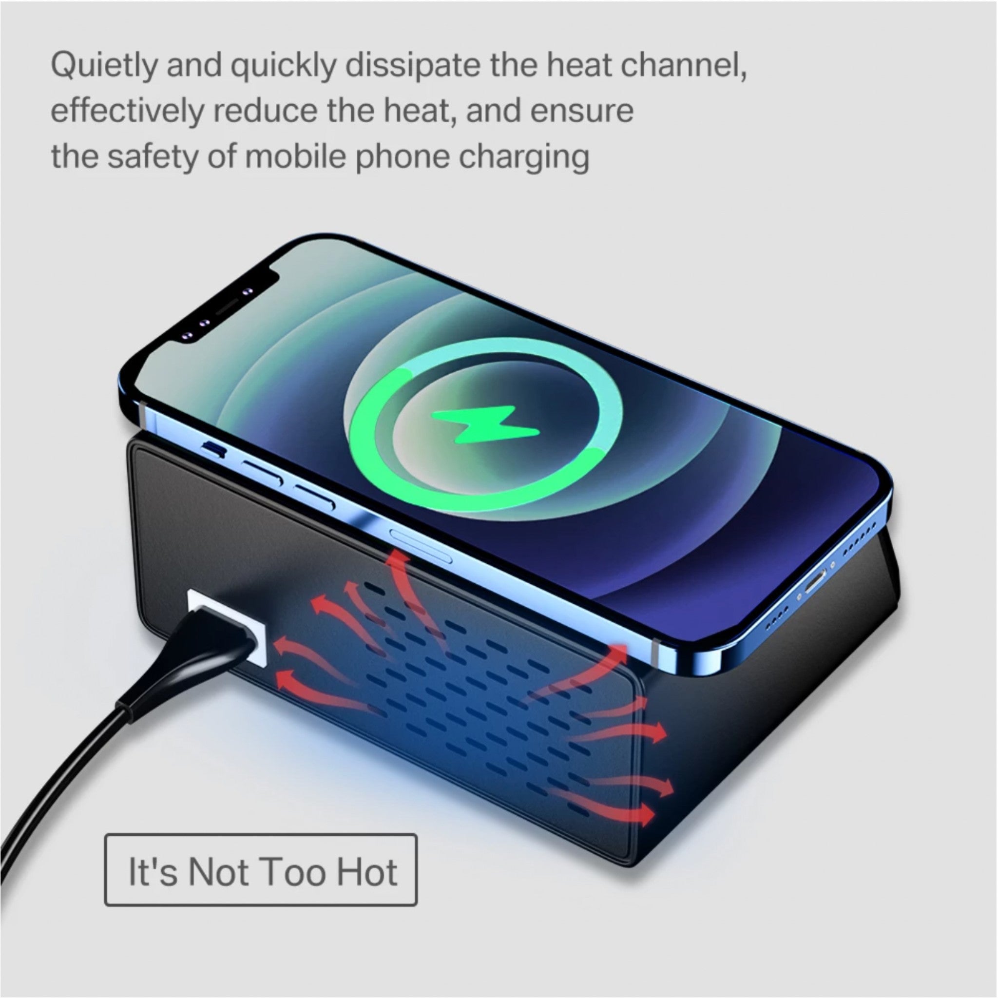 8 Port LED Display, Fast Charger, for iPhone 13 12, Xiaomi, Huawei, Samsung Anacotte