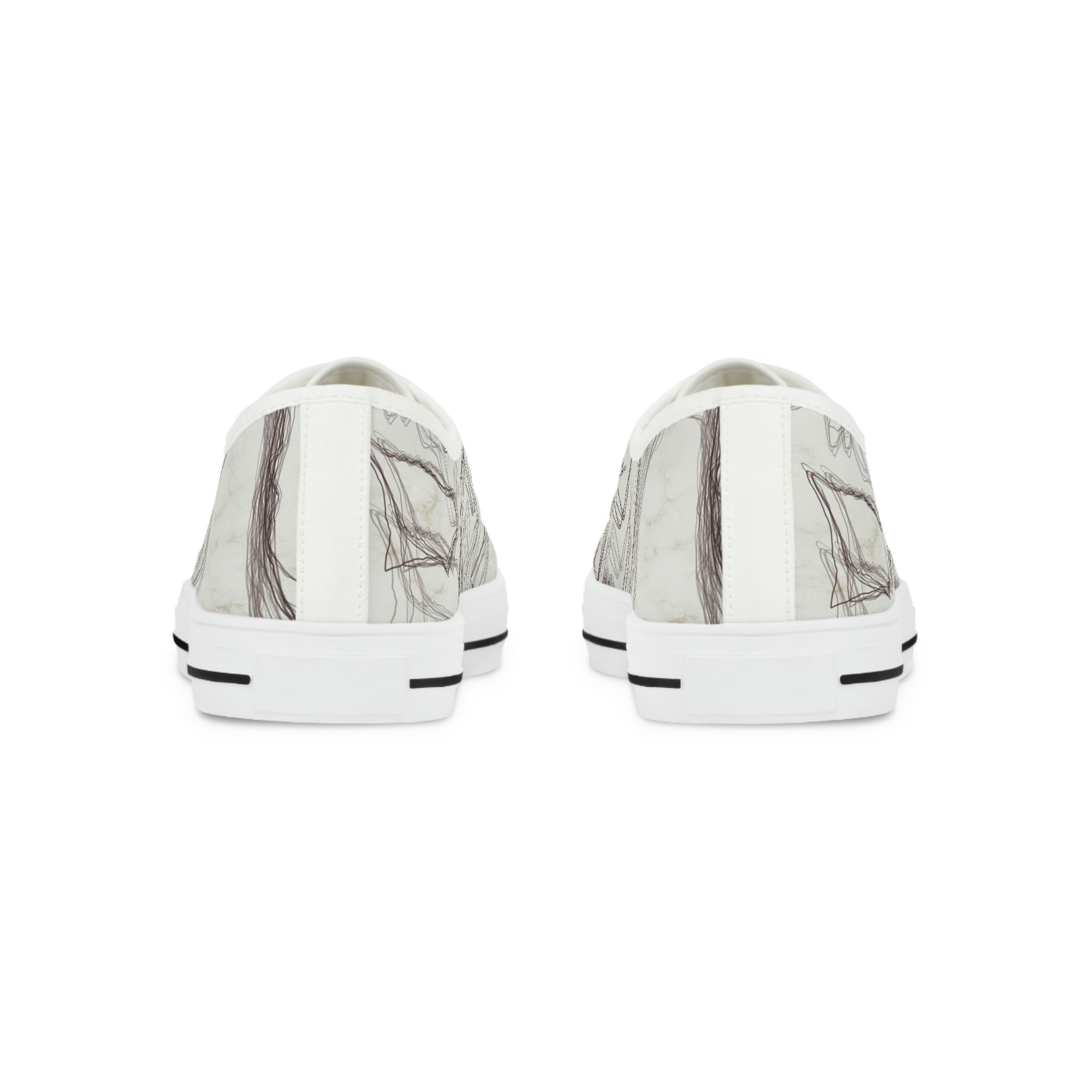 Anacotte Geometric Marble Men's Low Top Sneakers