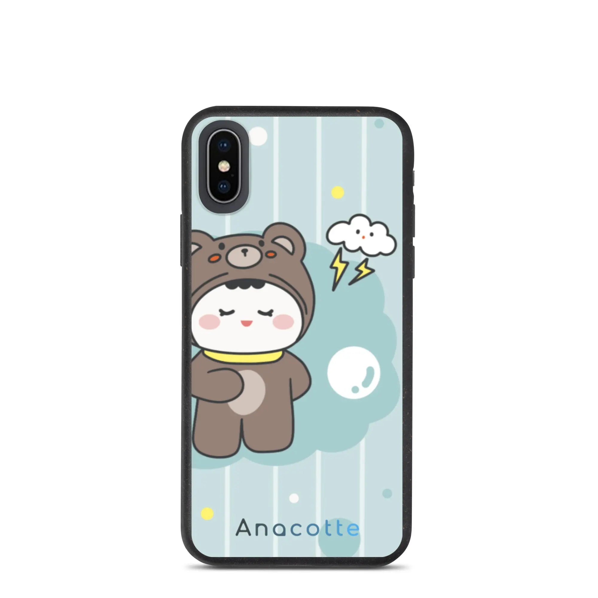 Anacotte Eco-friendly Fluffy Bear iPhone case Anacotte