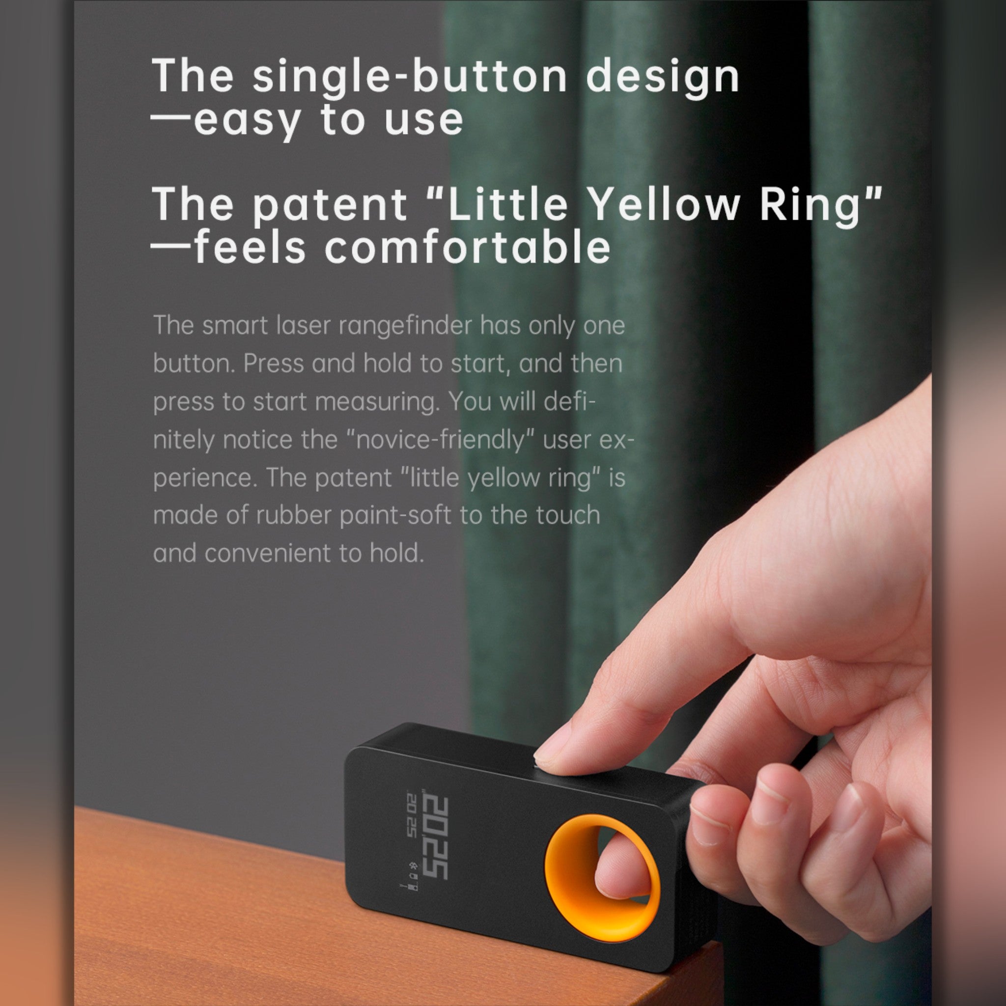 Anacotte Laser Tape Measure, Smart Laser Rangefinder, Intelligent, 30M, OLED Display, Laser Distance Meter, Connect To Mobile Phone Anacotte