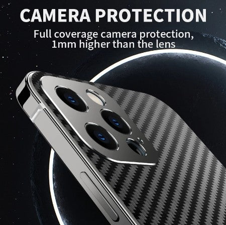 Carbon Fiber Stainless Steel Metal Coated Bumper Cases Anacotte