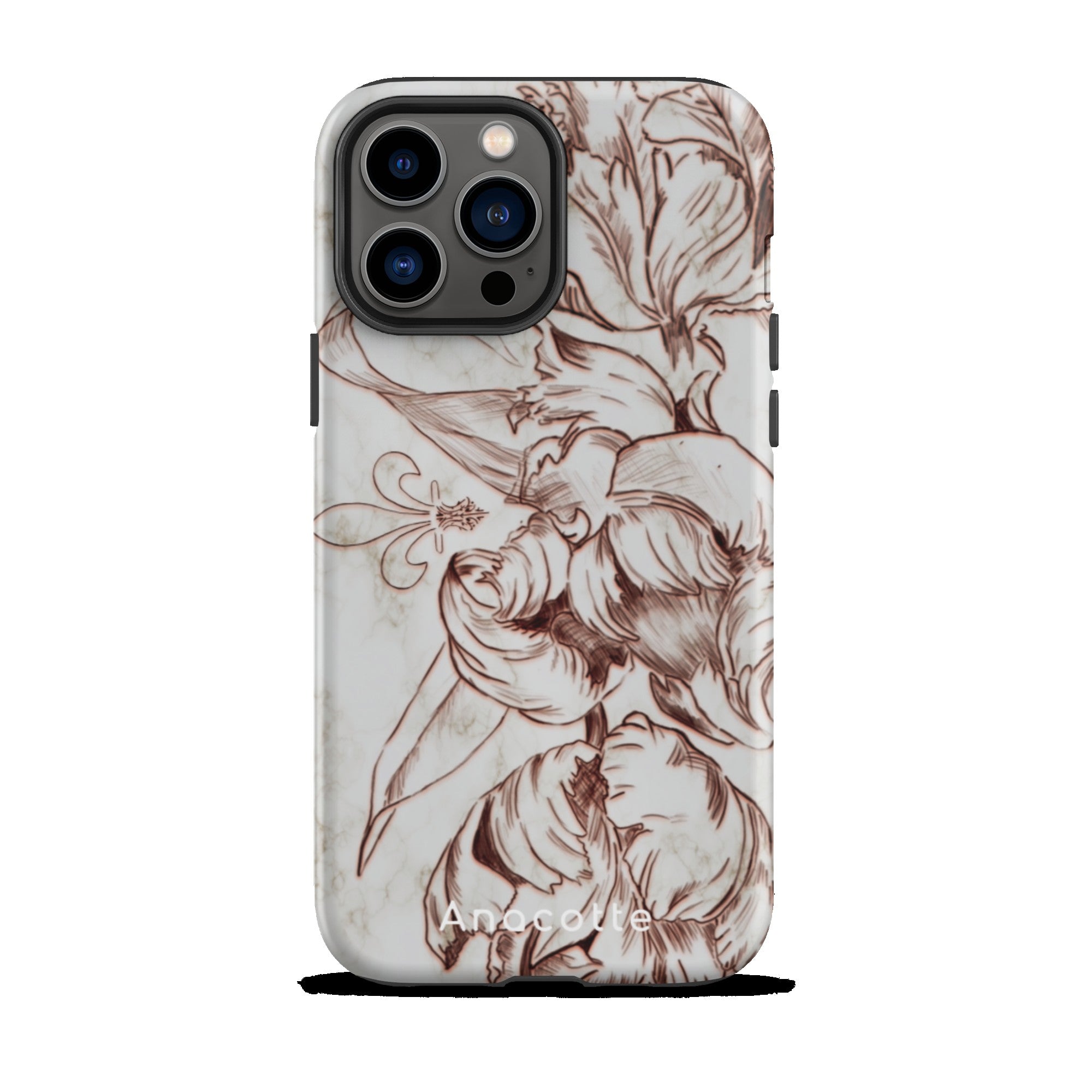 Floral Elated Blooming - Vintage iPhone 13 Pro Case Anacotte