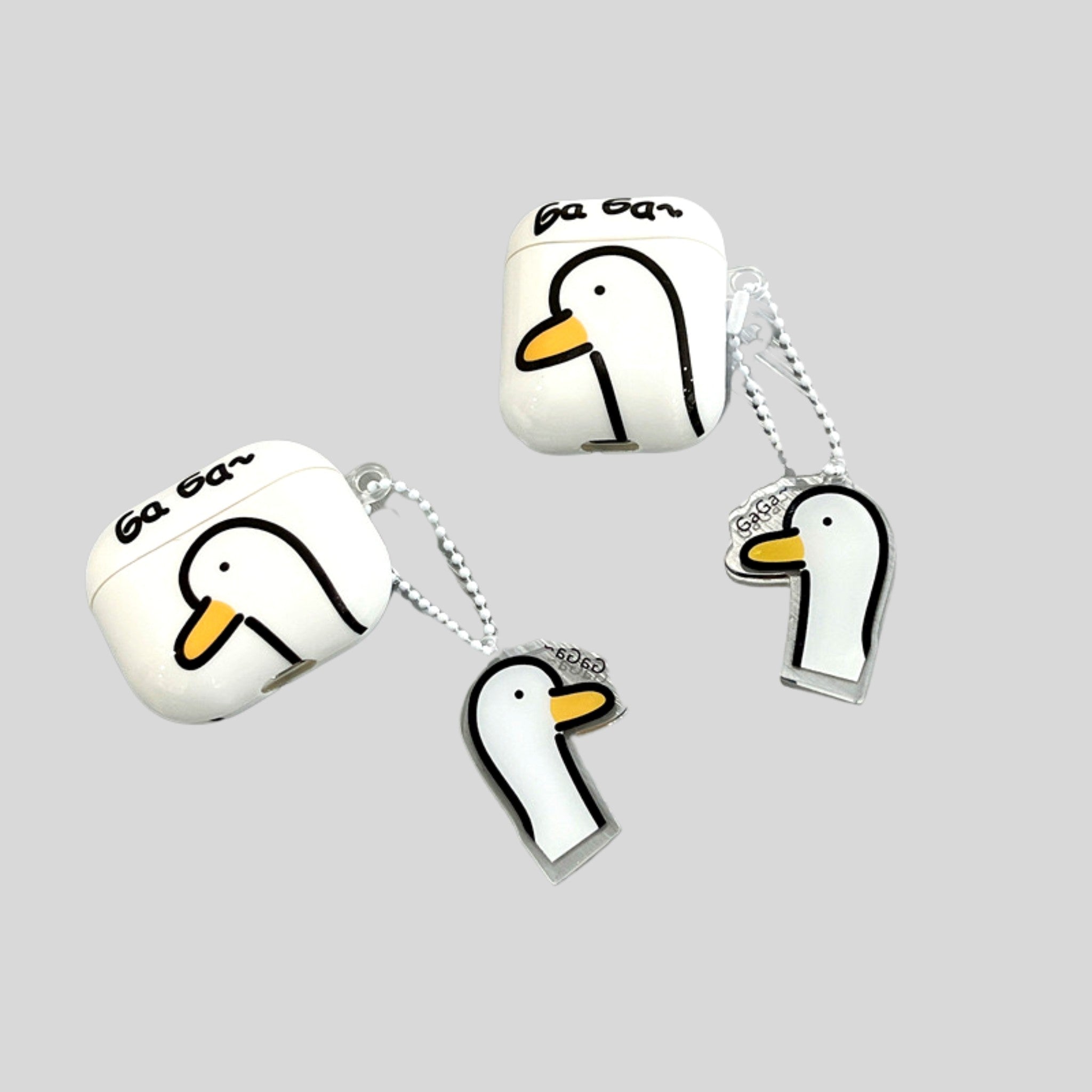 Goods suitable for airpods3 earphone shell cartoon duck IMD soft shell AirPo  ds2 generation Pro apple bluetooth protective cover Anacotte