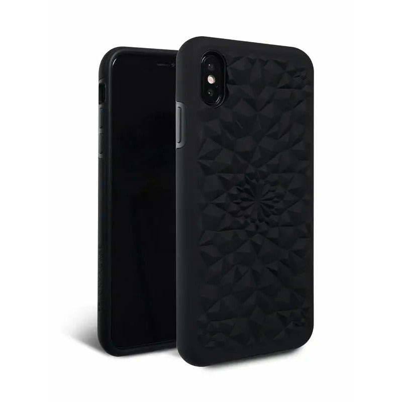 Matte Black Kaleidoscope iPhone Case Anacotte