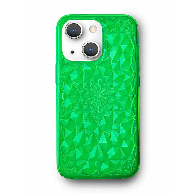 Neon Green Kaleidoscope iPhone Case Anacotte
