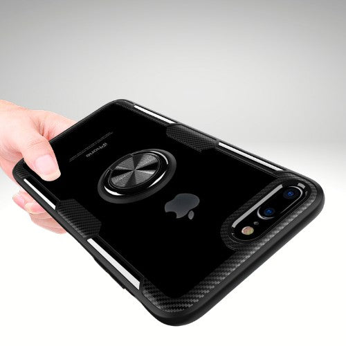 Suitable for iPhone14 mobile phone shell Apple 13Pro transparent lens ring bracket 7plus anti-fall xs protective cover Anacotte