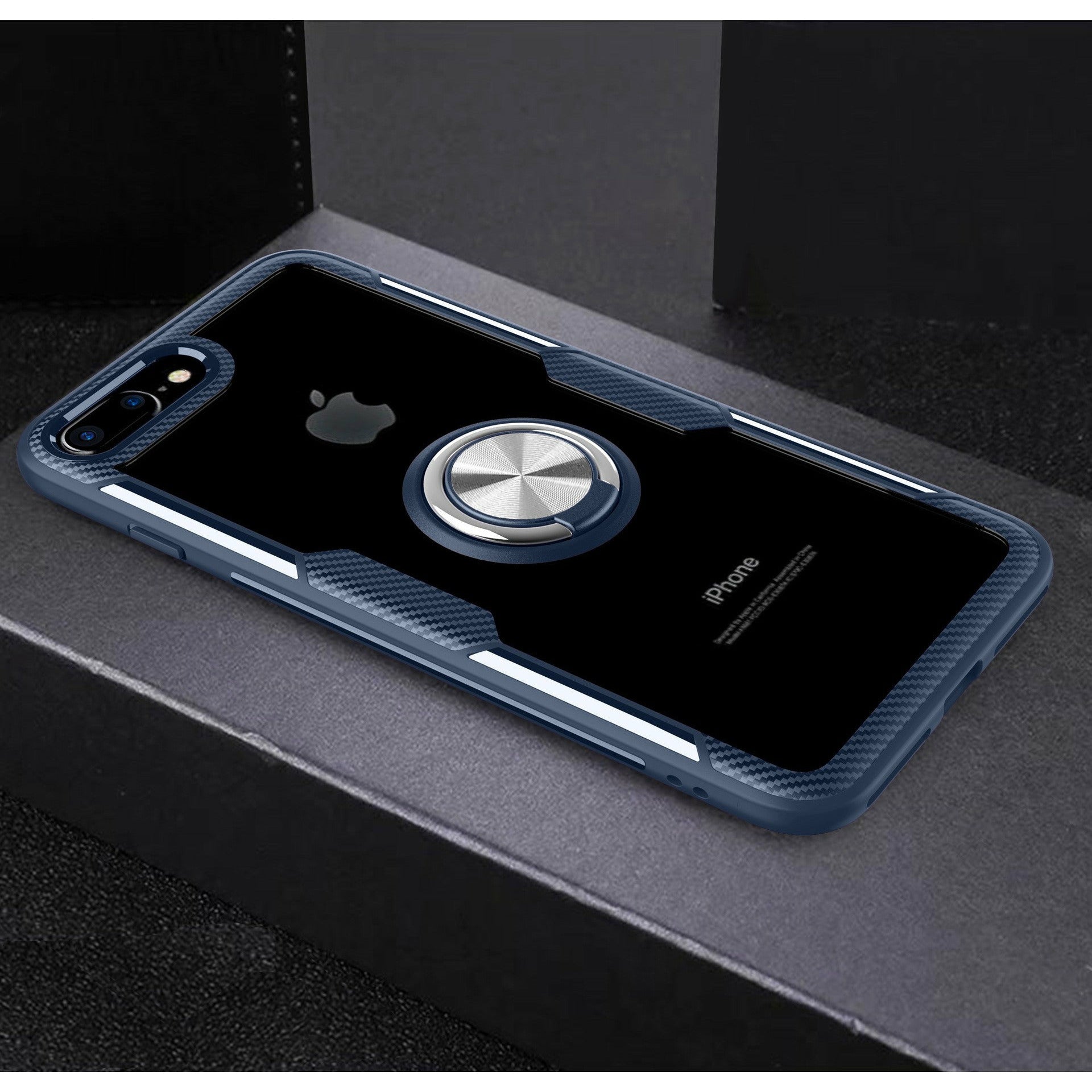 Suitable for iPhone14 mobile phone shell Apple 13Pro transparent lens ring bracket 7plus anti-fall xs protective cover Anacotte