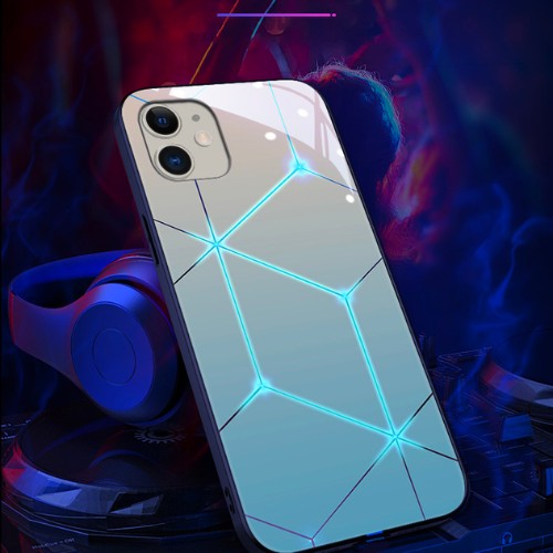 Temepoint Silicone Luminous Glass iPhone Case Anacotte