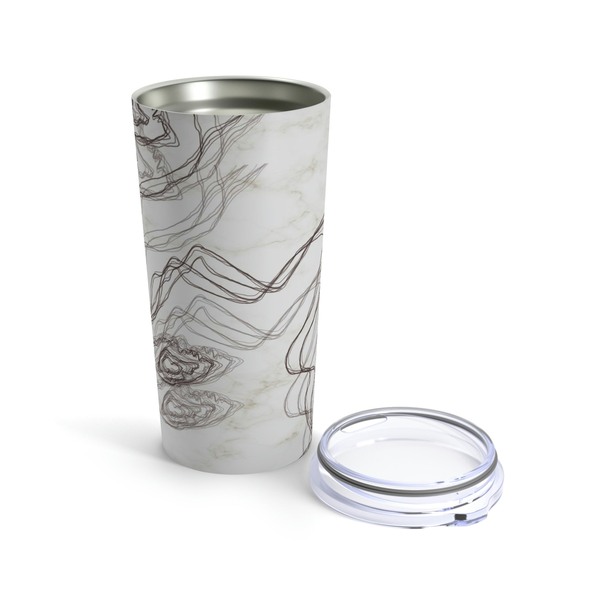 Anacotte Geometric Marble Tumbler 20oz: Stylish and Functional Drinkware