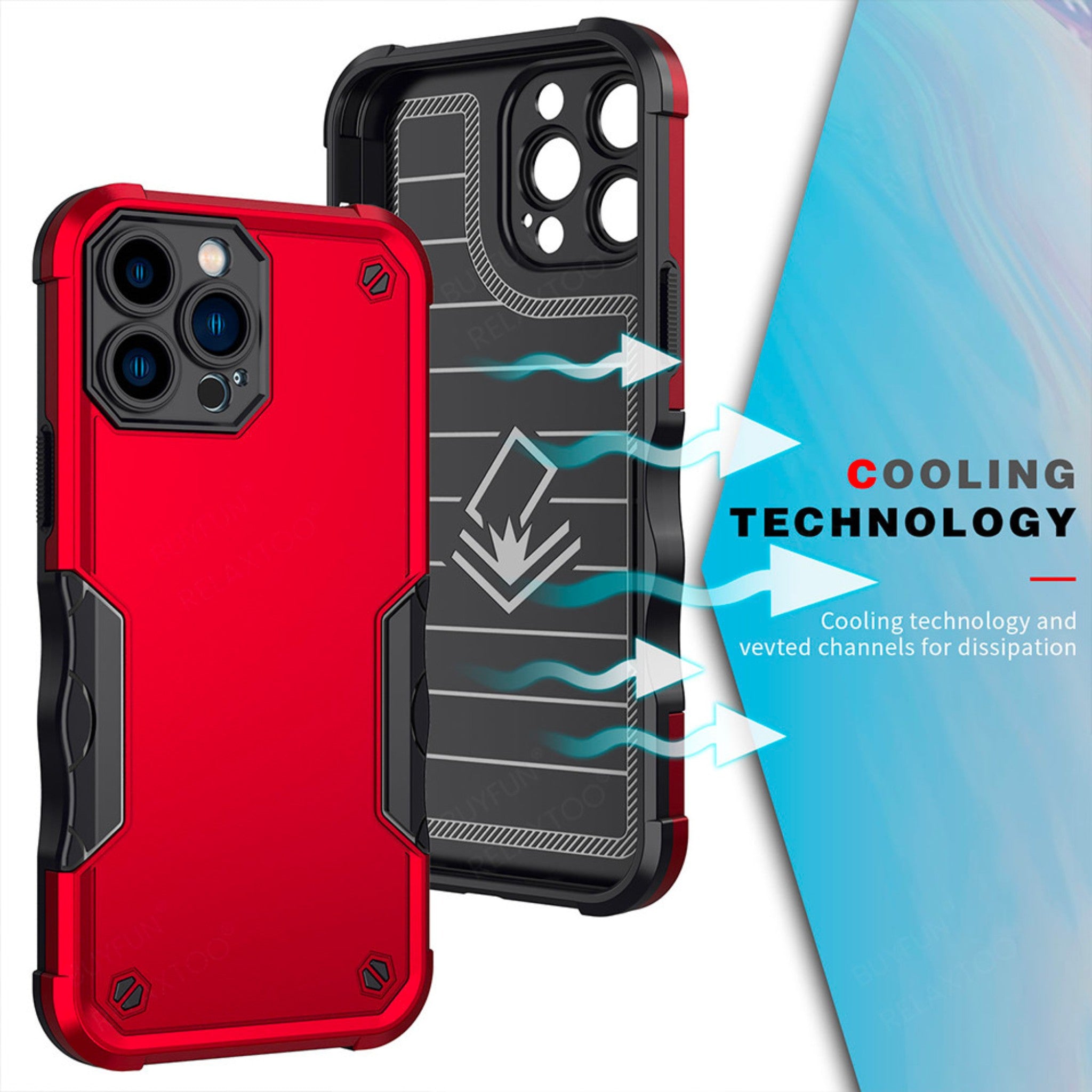 iPhone 14  Anacotte Camera Protection Hard PC Armor Silicone Shockproof Coque iPhone case Anacotte