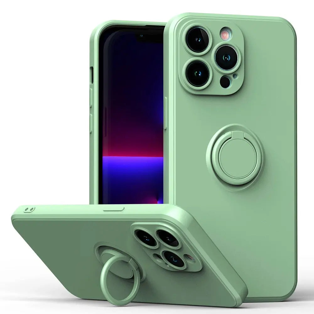 iPhone 14  Anacotte Shockproof TPU Bumper Ring Stand Case Fundas Coque Protective Shell iPhone case Anacotte