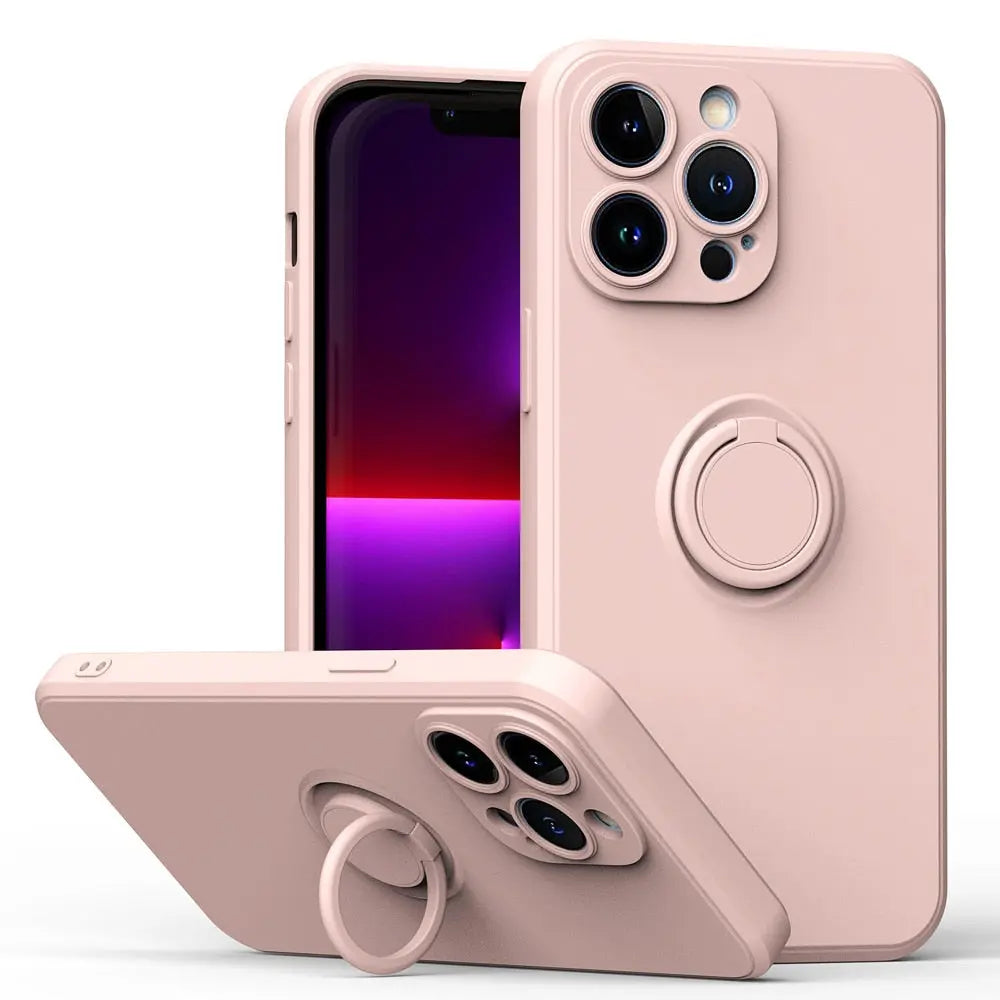 iPhone 14  Anacotte Shockproof TPU Bumper Ring Stand Case Fundas Coque Protective Shell iPhone case Anacotte