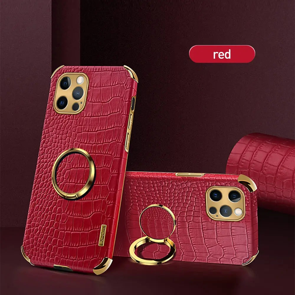 iPhone 14 Anacotte Car Magnetic Holder Ring Shockproof Coque  iPhone case Anacotte