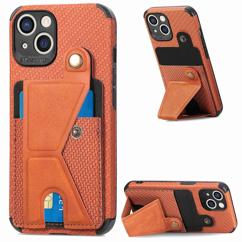 iPhone 14 Anacotte Card Wallet Fold Stand Cover Magnetic Shockproof Fundas iPhone case Anacotte