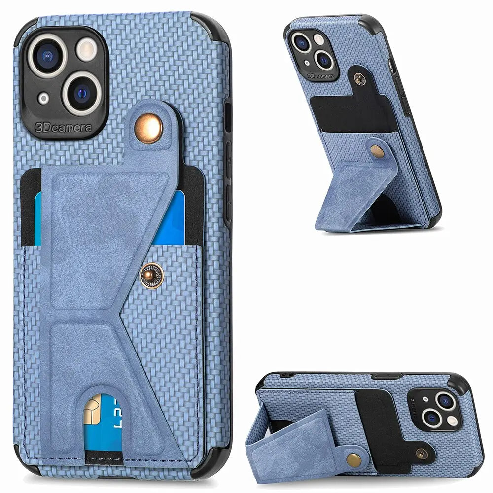 iPhone 14 Anacotte Card Wallet Fold Stand Cover Magnetic Shockproof Fundas iPhone case Anacotte
