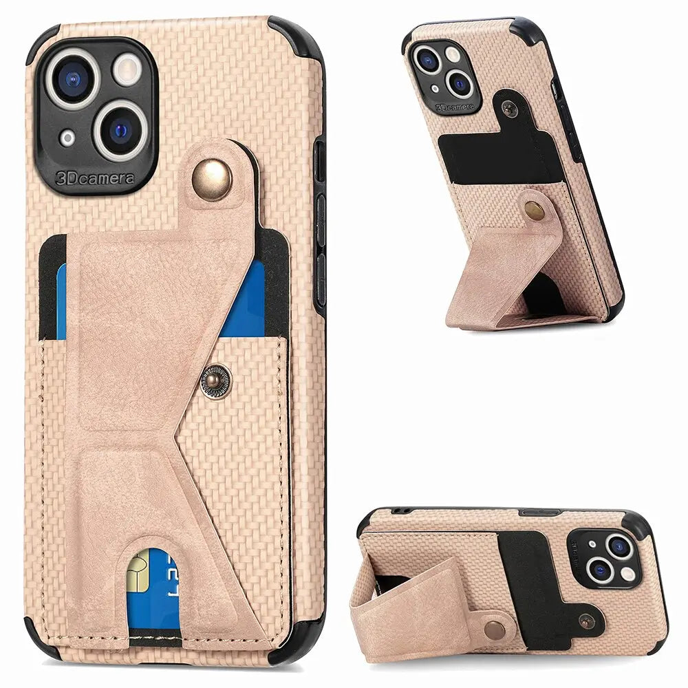iPhone 14 Anacotte Card Wallet Fold Stand Cover Magnetic Shockproof Fundas iPhone case Anacotte