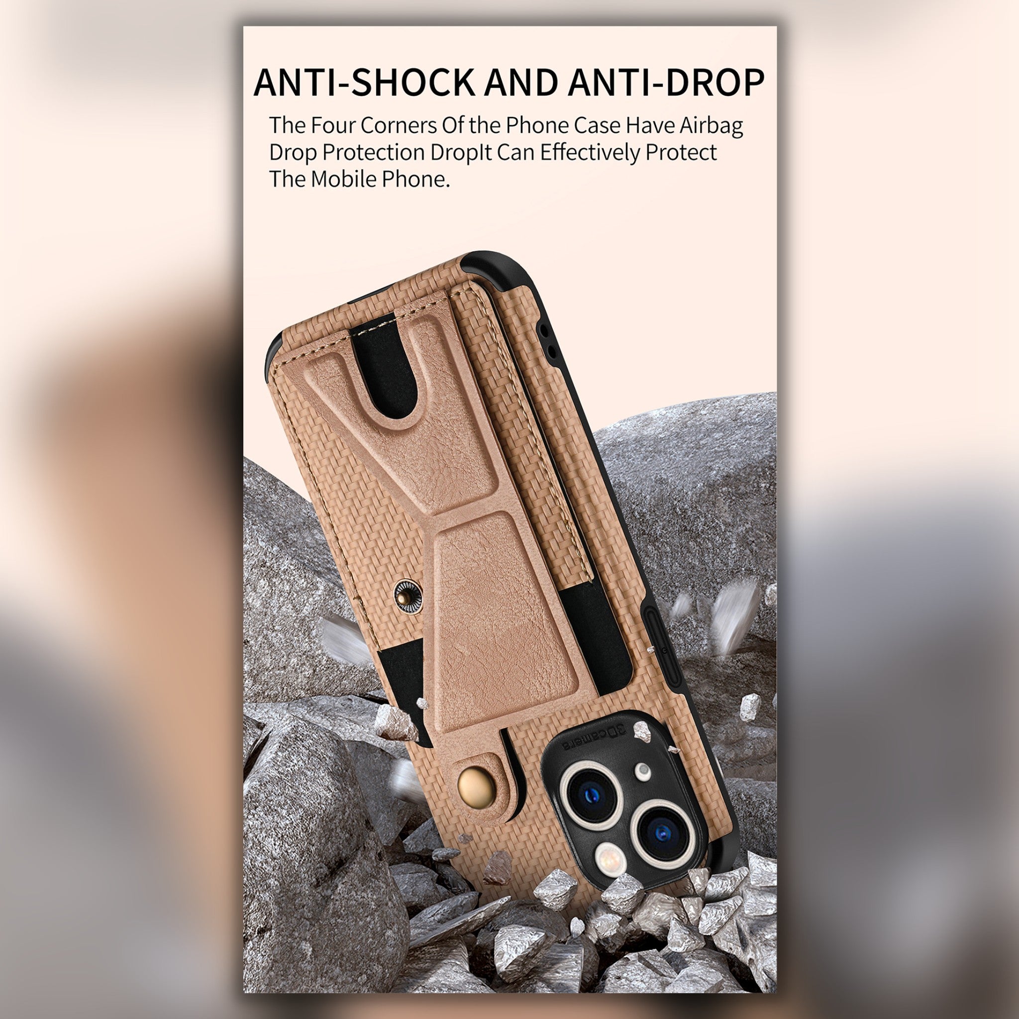iPhone 14 Anacotte Card Wallet Fold Stand Cover Magnetic Shockproof Fundas iPhone case Anacotte