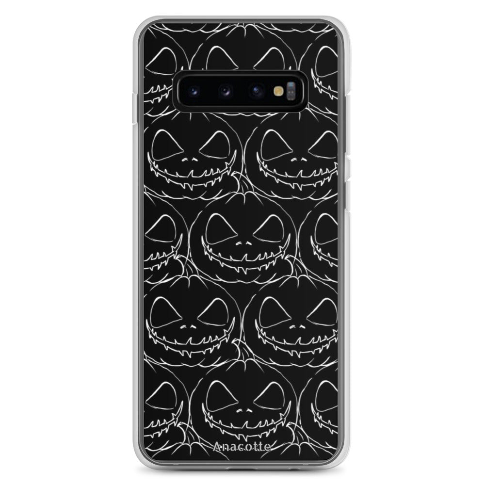 Samsung Case Halloween Black pumpkin Anacotte