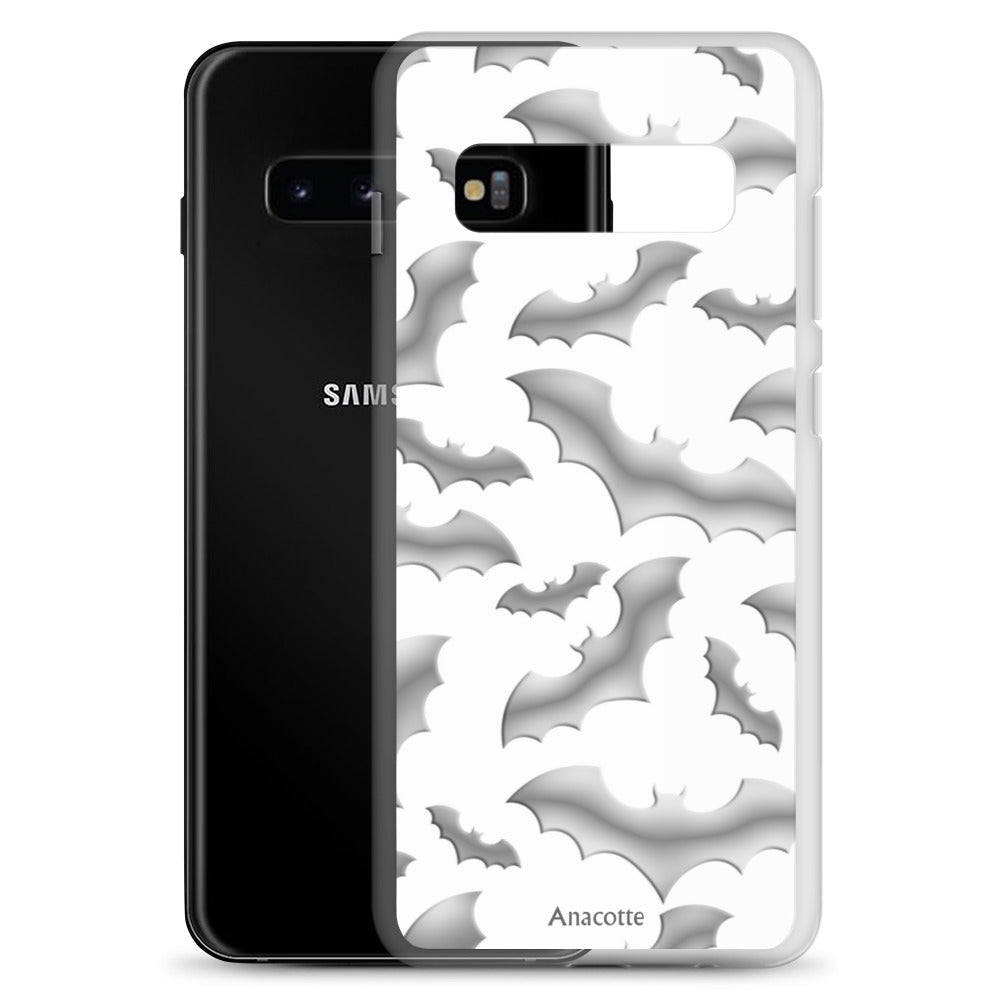 Samsung Case Halloween Bat White Anacotte