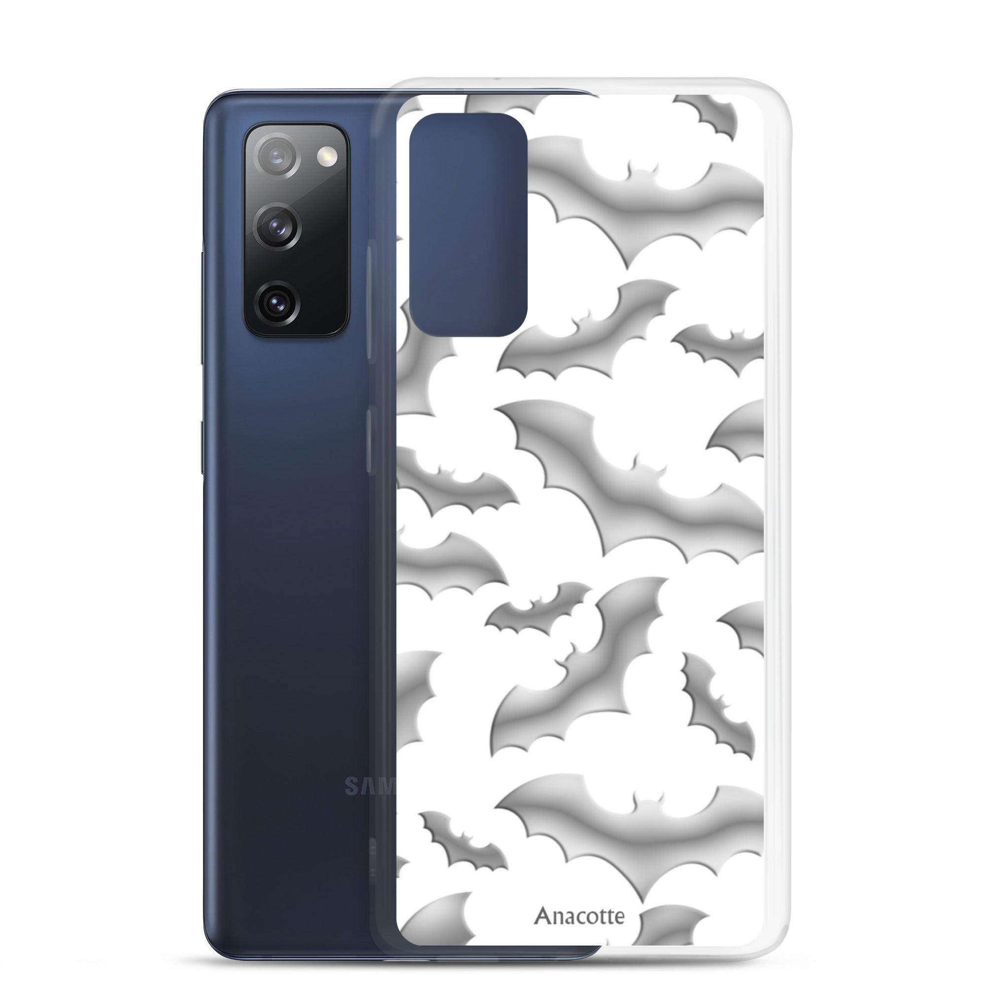 Samsung Case Halloween Bat White Anacotte