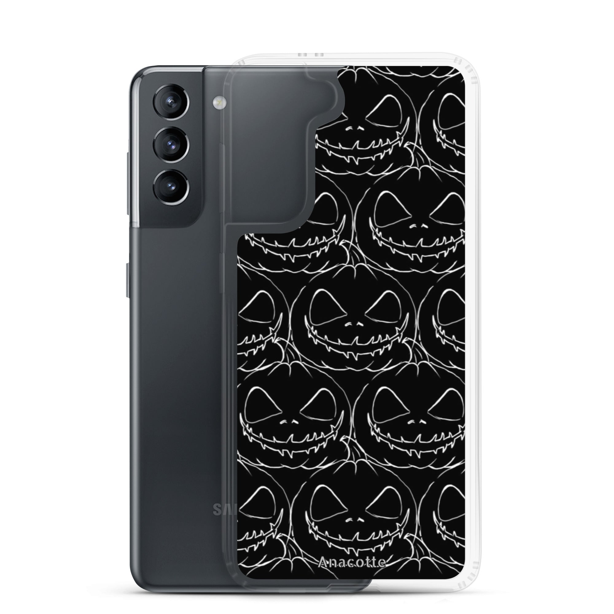 Samsung Case Halloween Black pumpkin Anacotte