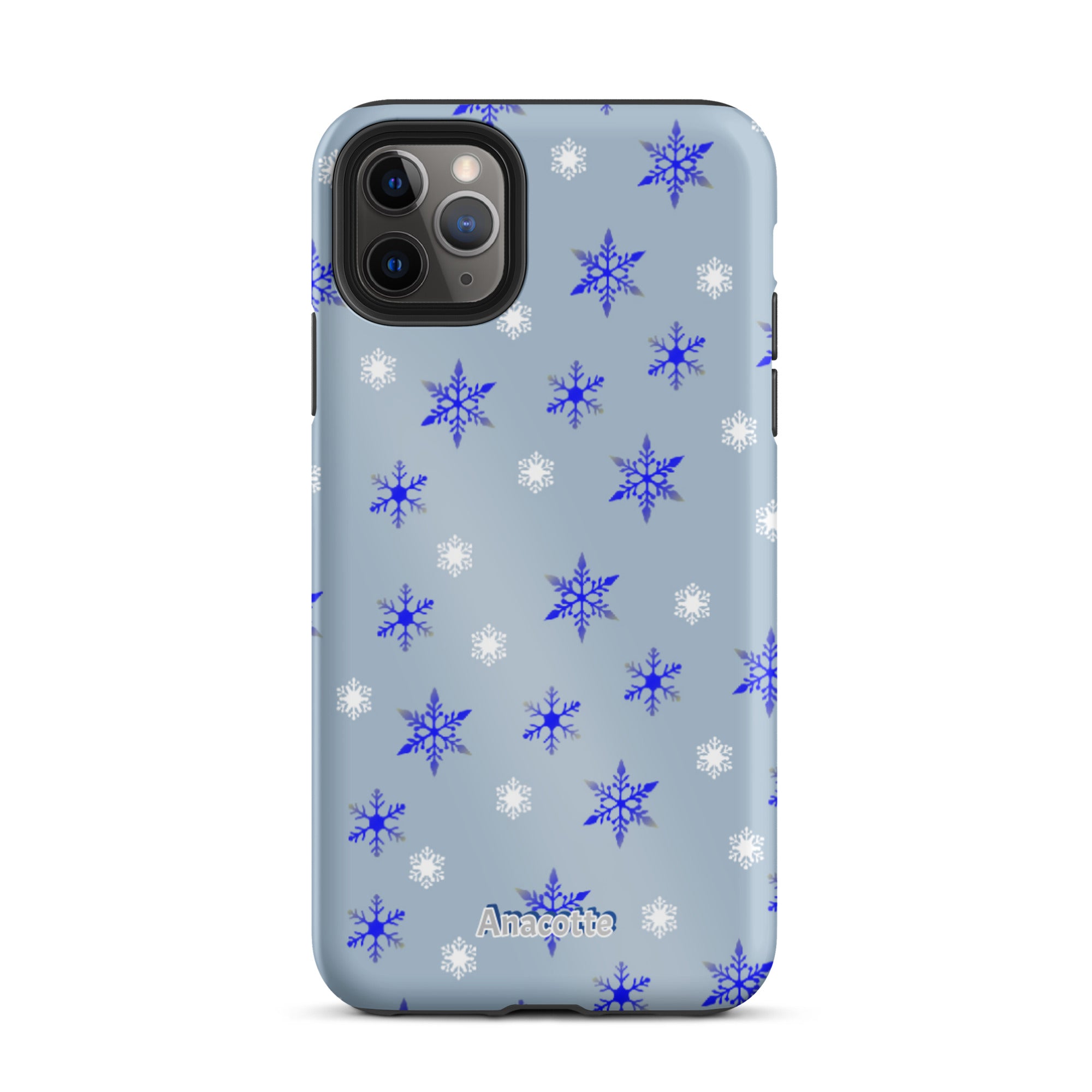 iPhone 14, 13, 12, 11 Christmas Theme iPhone Cases Blue Anacotte