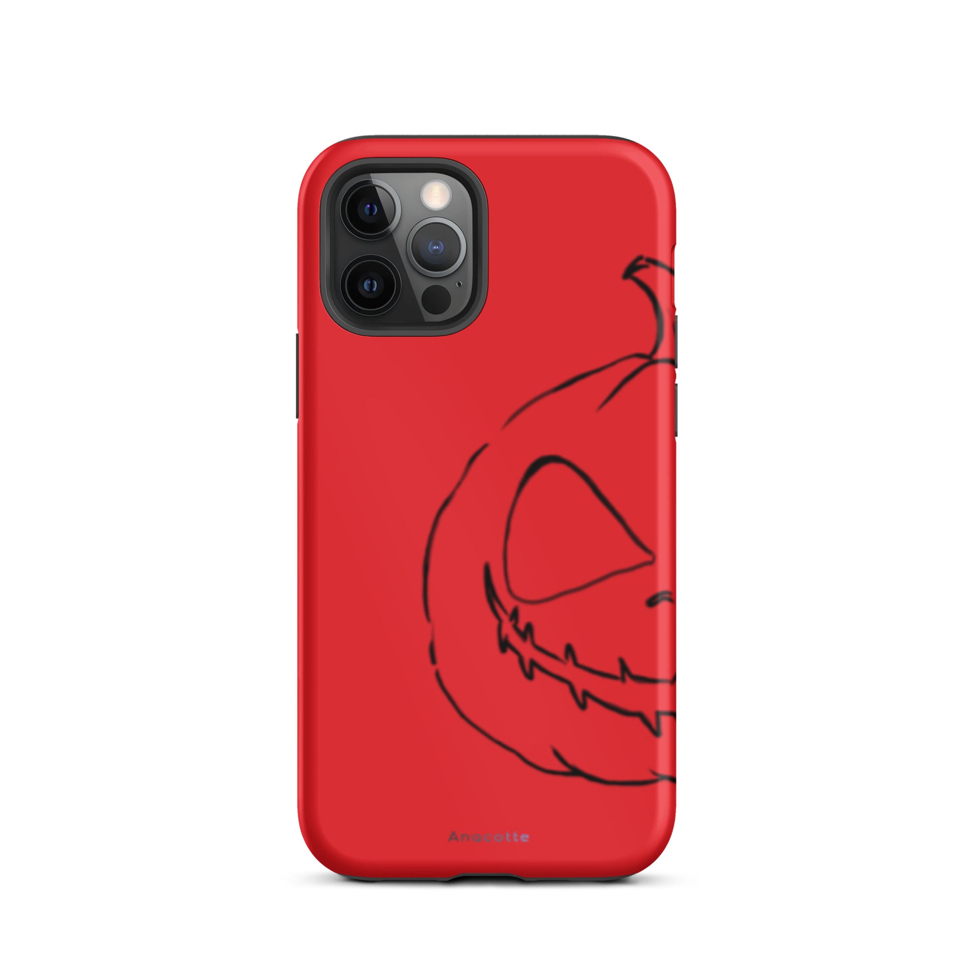 Anacotte Halloween Spooky Charm Pumpkin for iPhone 14, 13, 12, 11 Case