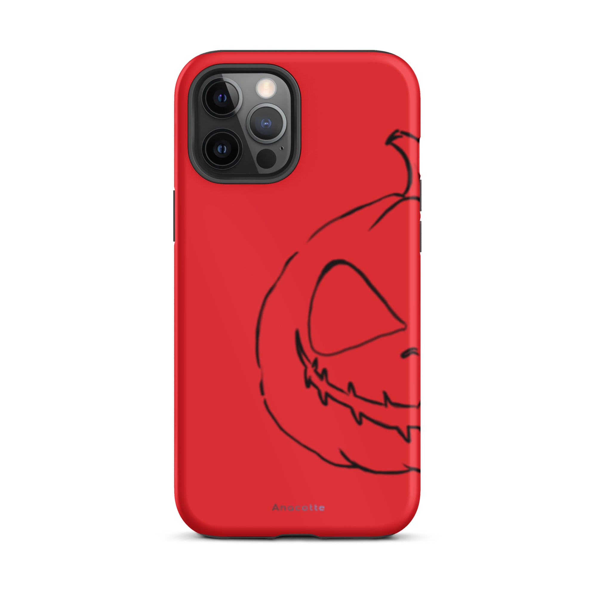 Anacotte Halloween Spooky Charm Pumpkin for iPhone 14, 13, 12, 11 Case