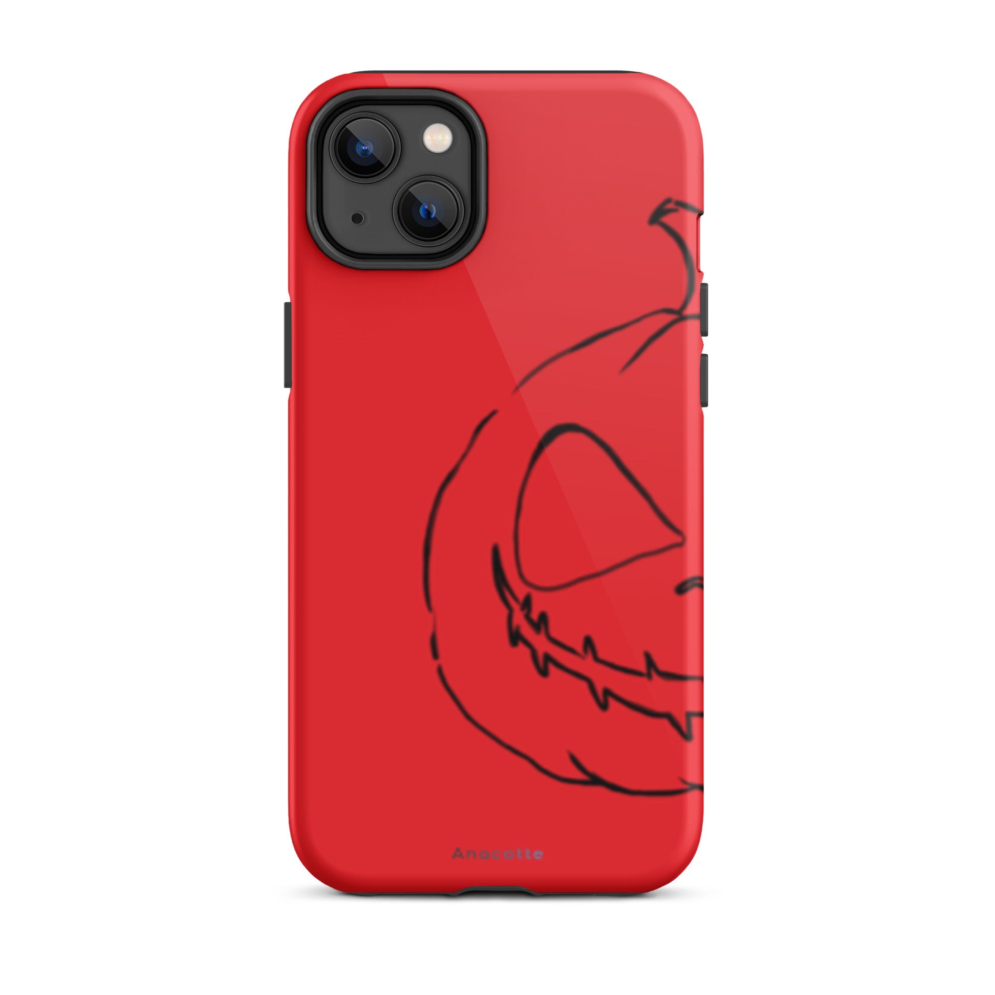 Anacotte Halloween Spooky Charm Pumpkin for iPhone 14, 13, 12, 11 Case