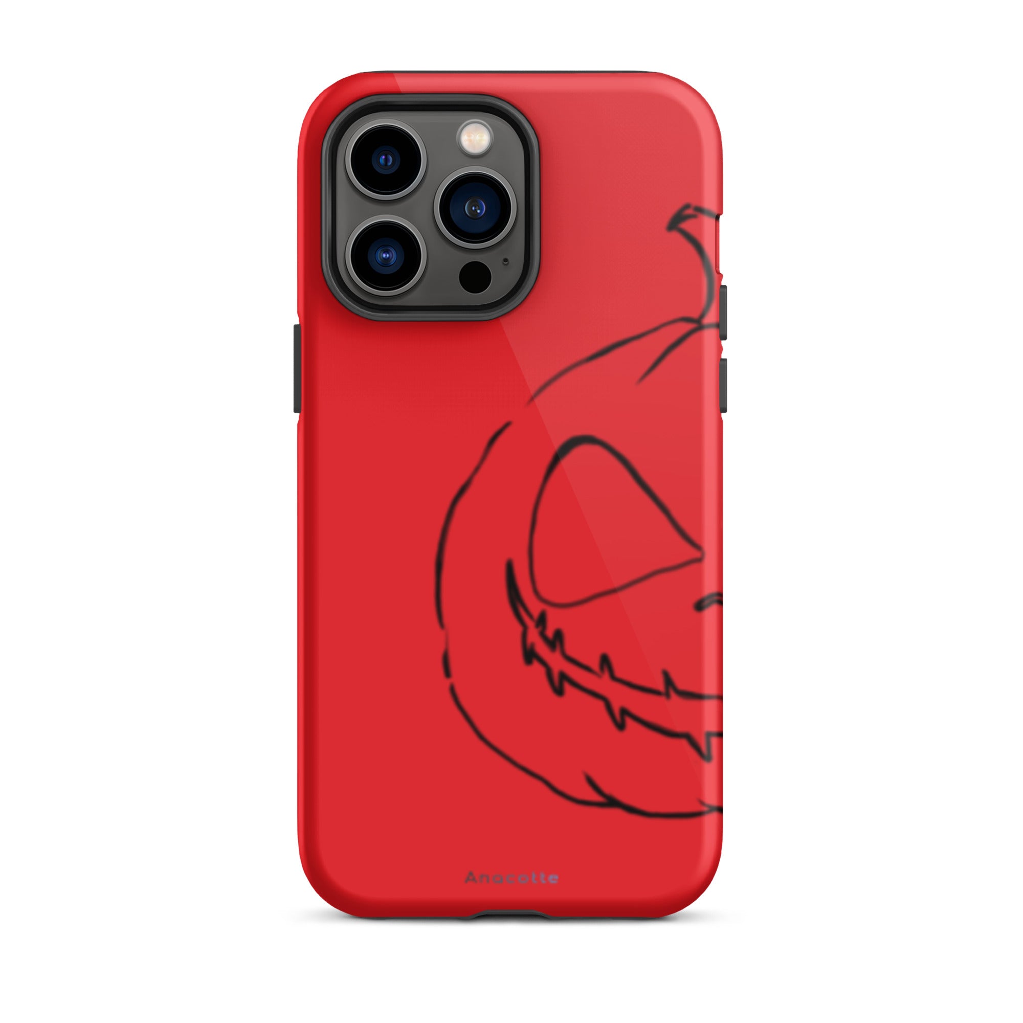 Anacotte Halloween Spooky Charm Pumpkin for iPhone 14, 13, 12, 11 Case