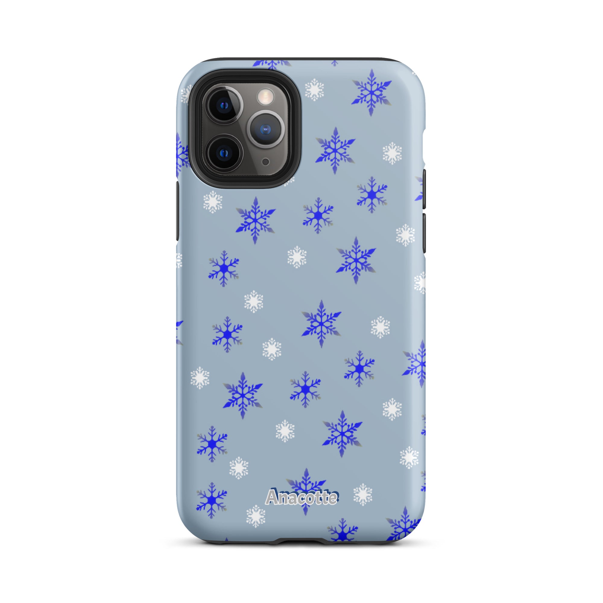 iPhone 14, 13, 12, 11 Christmas Theme iPhone Cases Blue Anacotte