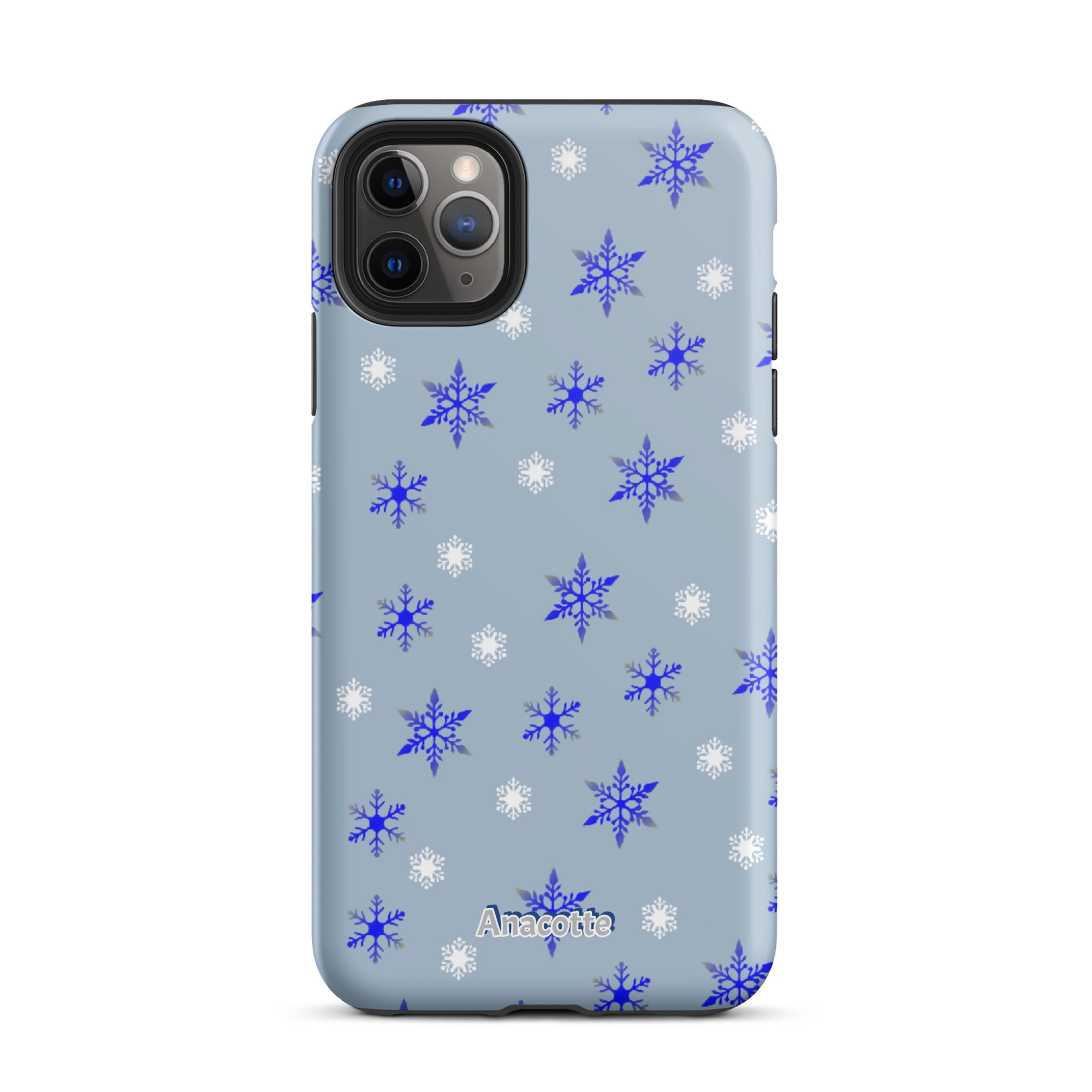 iPhone 14, 13, 12, 11 Christmas Theme iPhone Cases Blue Anacotte