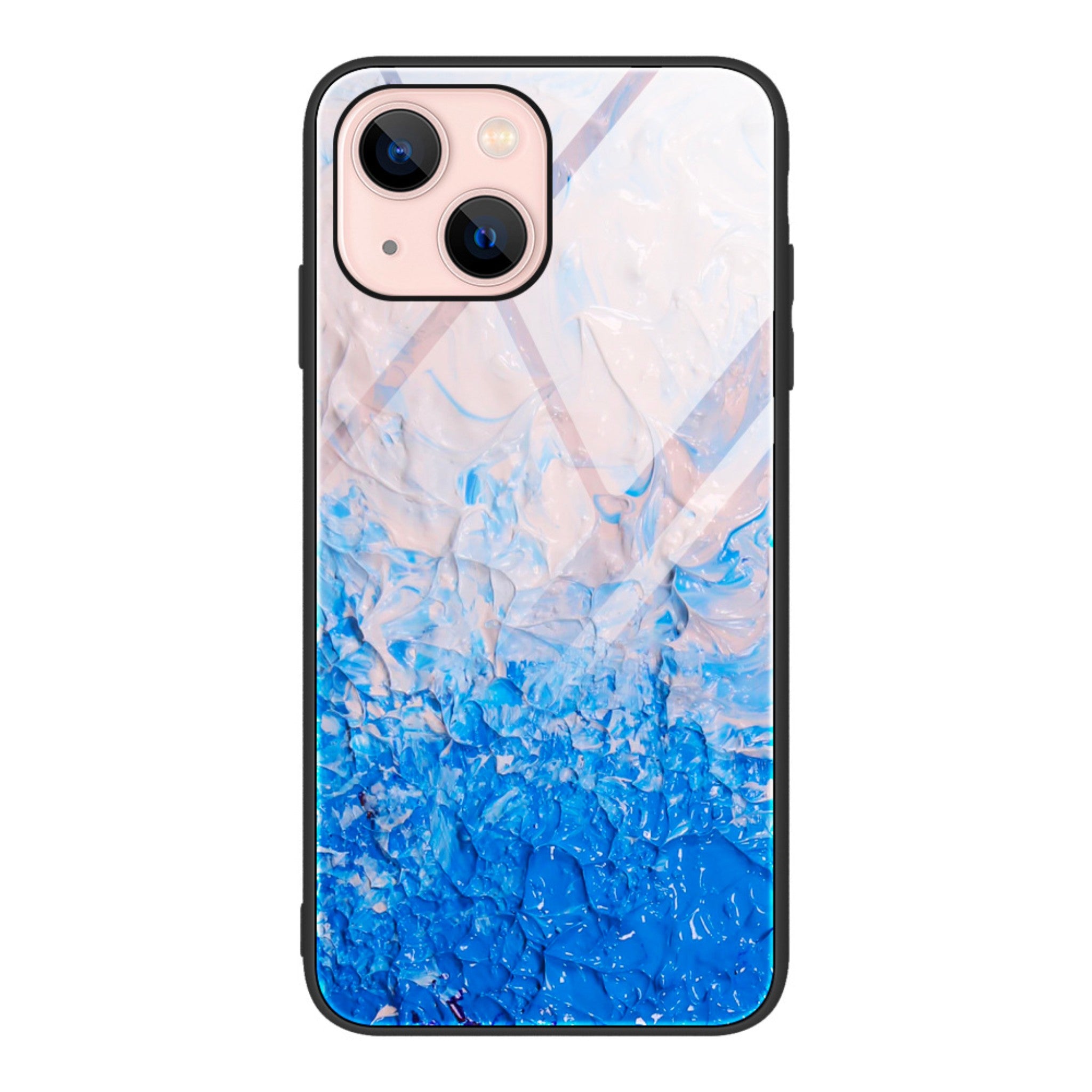 tpu tempered glass phone case for iPhone13 marble glass case Anacotte